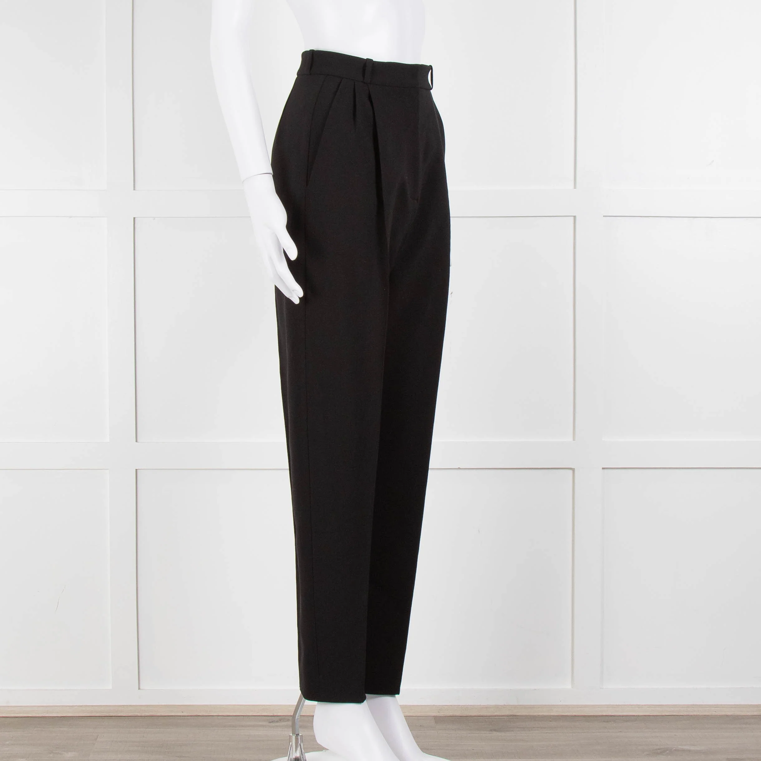 Noon By Noor Black High Waisted Trousers - Image 2