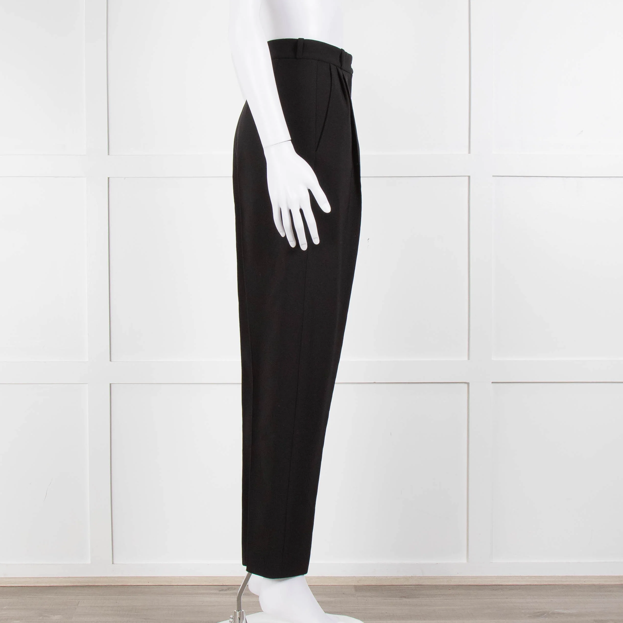 Noon By Noor Black High Waisted Trousers - Image 3