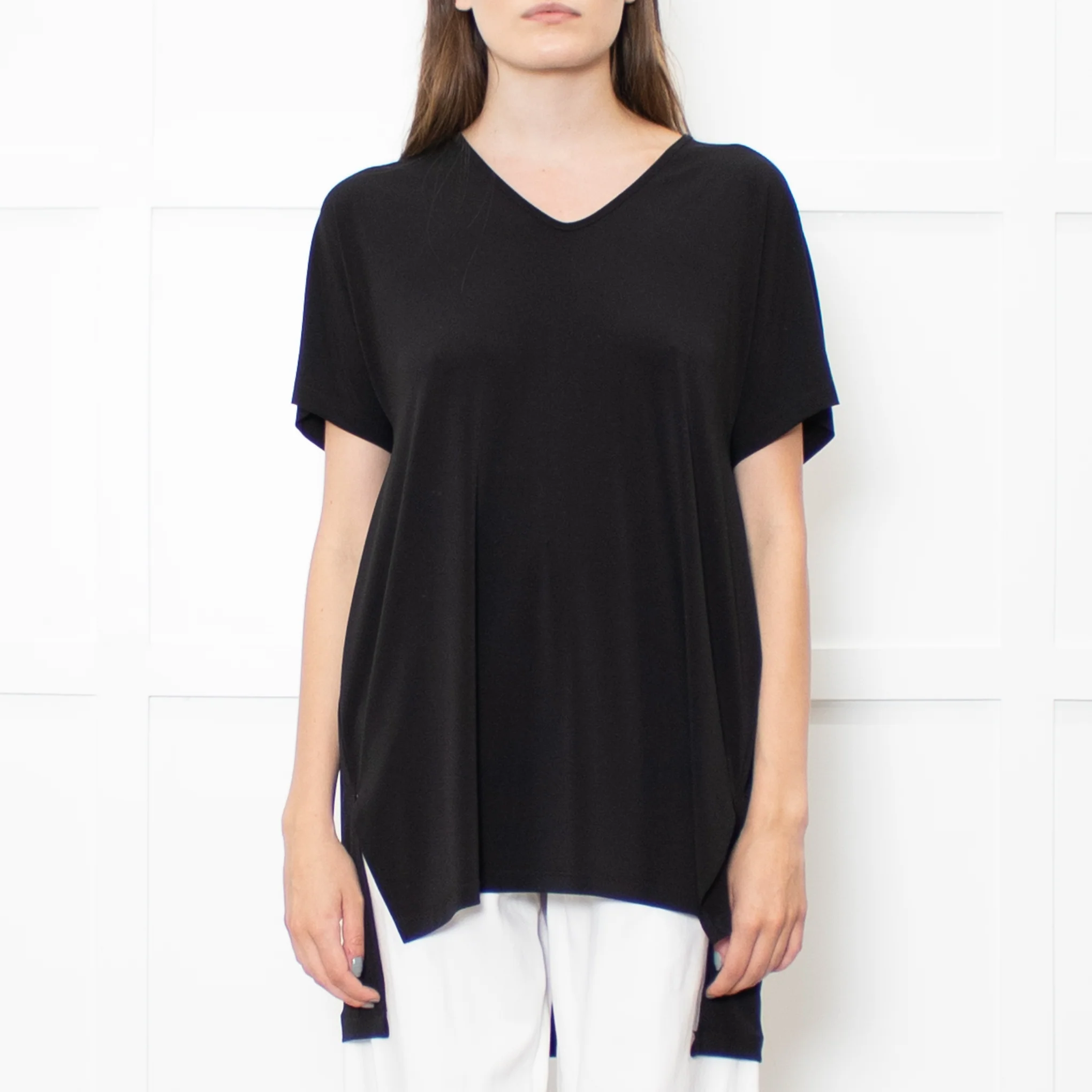NU Black Jersey Short Sleeve T-Shirt - Image 2