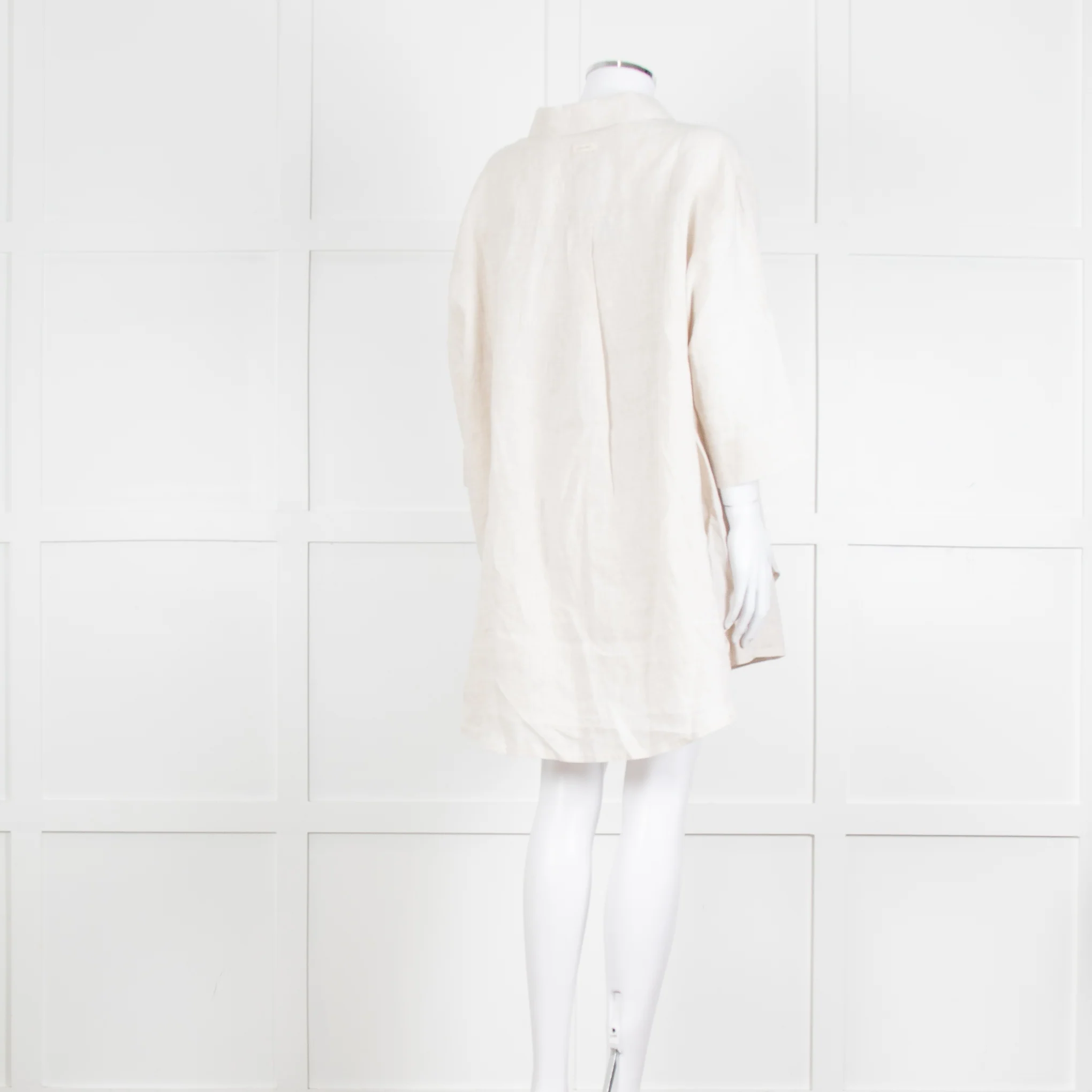 Nude Lucy Stone Linen Short Sleeve Shirt with Matching Shorts - Image 4