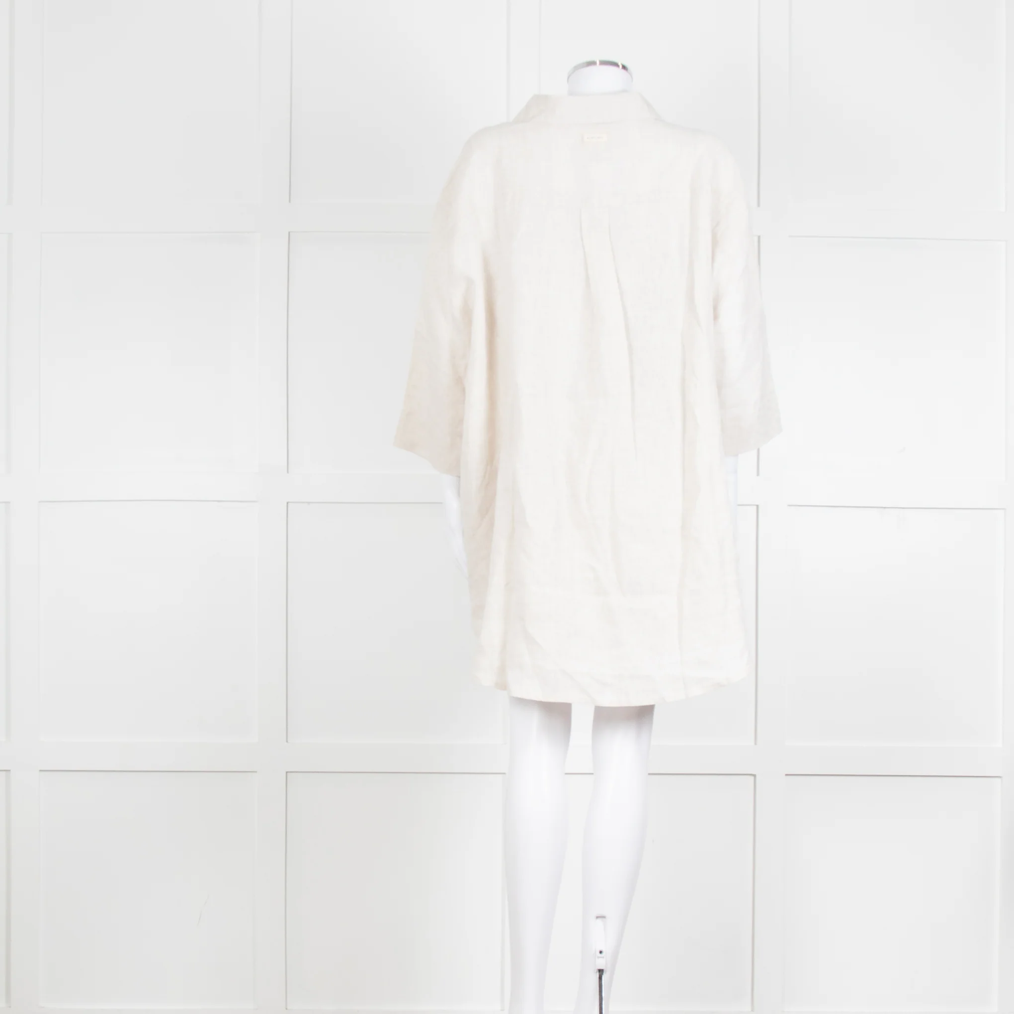 Nude Lucy Stone Linen Short Sleeve Shirt with Matching Shorts - Image 5