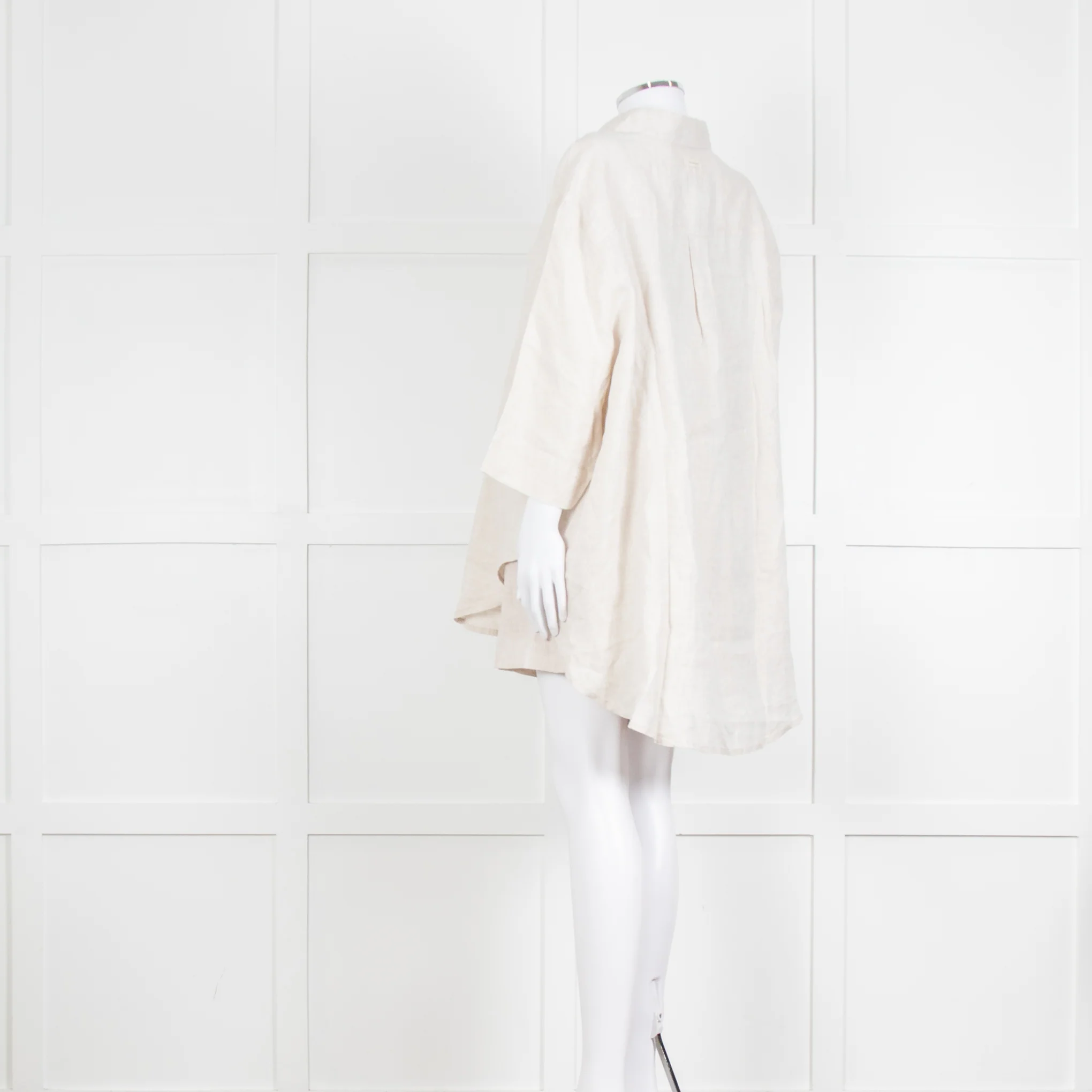 Nude Lucy Stone Linen Short Sleeve Shirt with Matching Shorts - Image 6