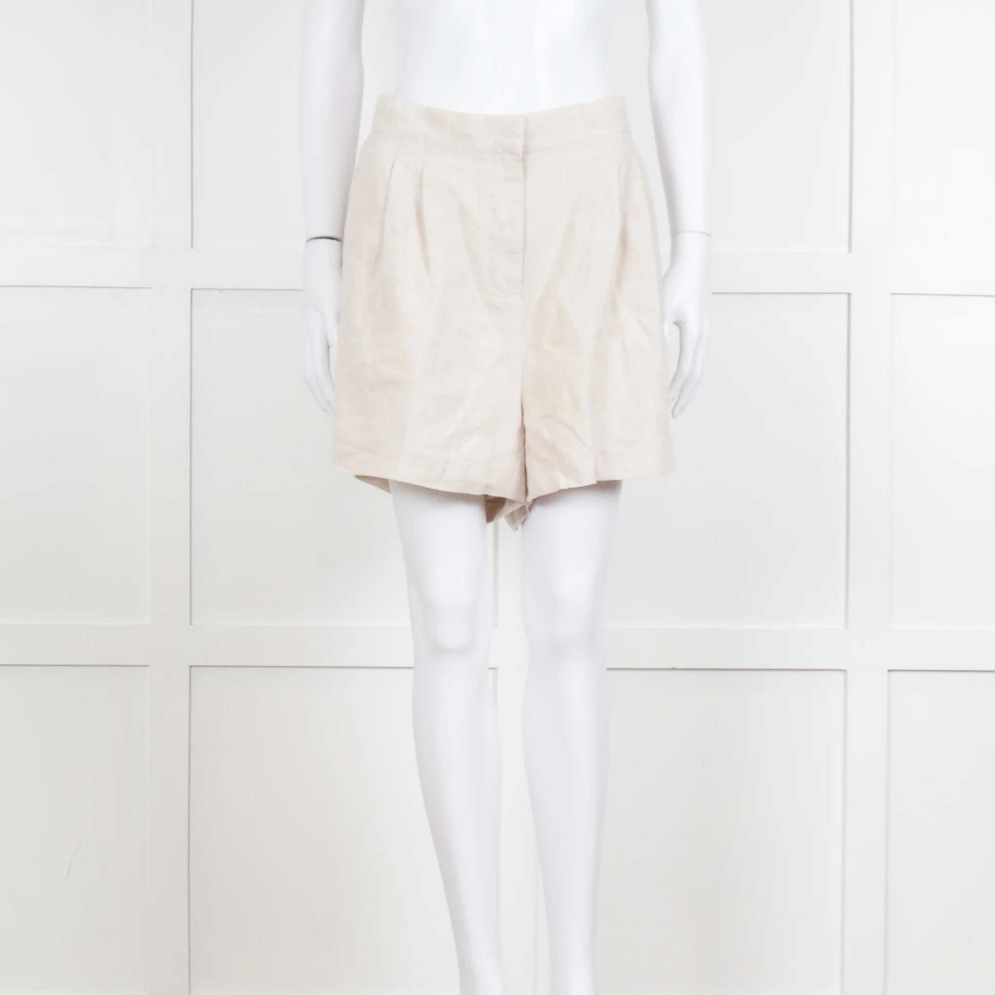 Nude Lucy Stone Linen Short Sleeve Shirt with Matching Shorts - Image 9