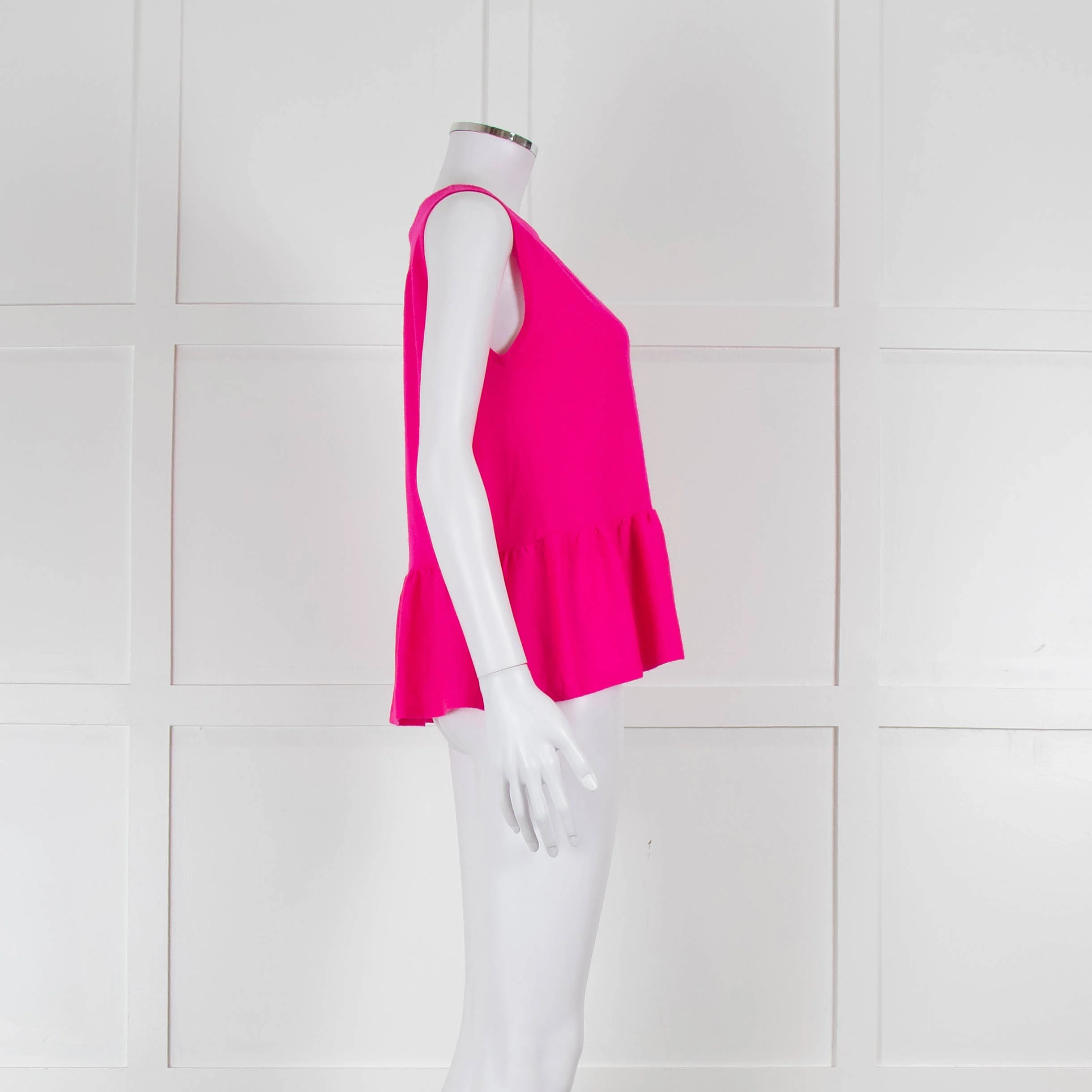 Odeeh Pink Cashmere Mix Sleeveless Top - Image 3