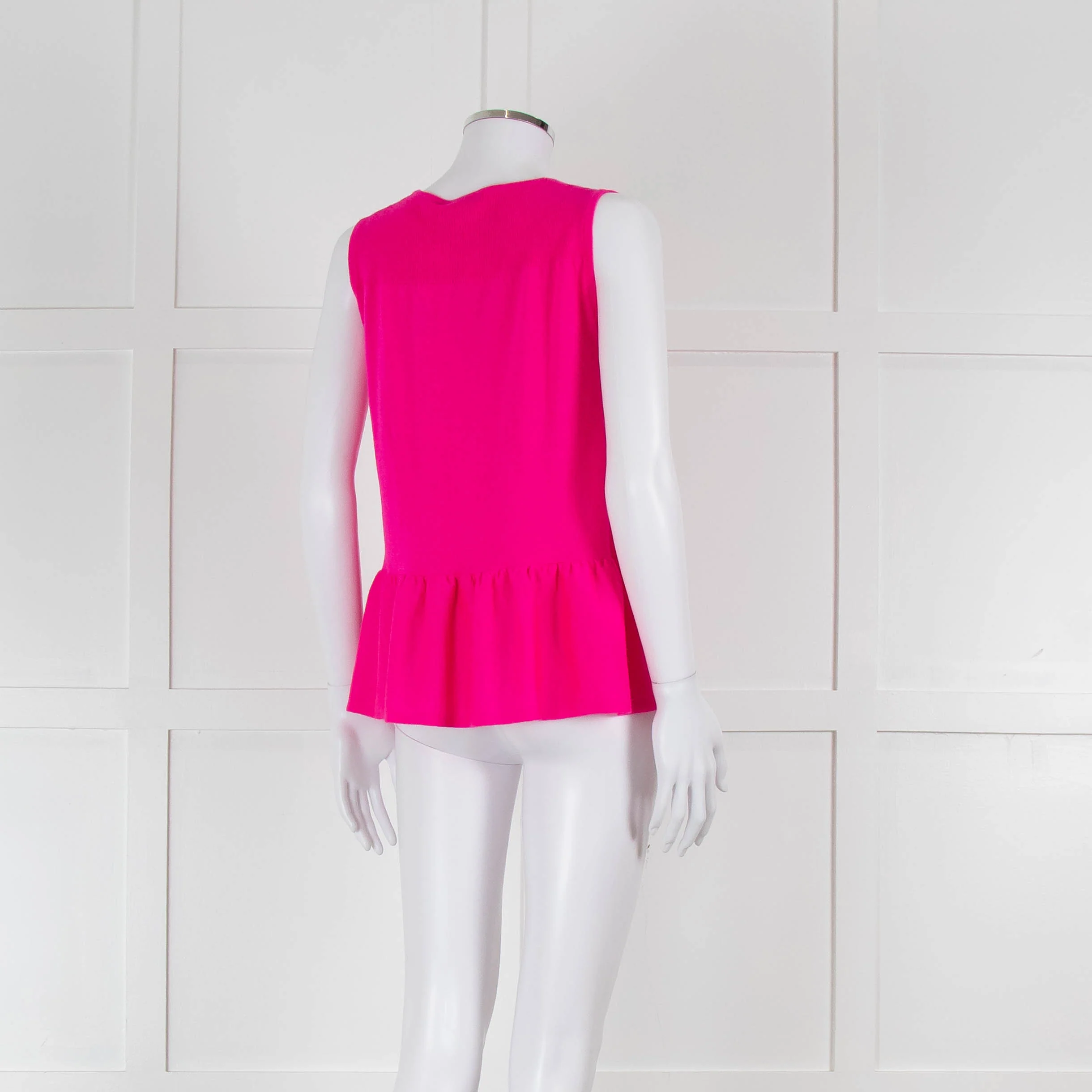 Odeeh Pink Cashmere Mix Sleeveless Top - Image 4