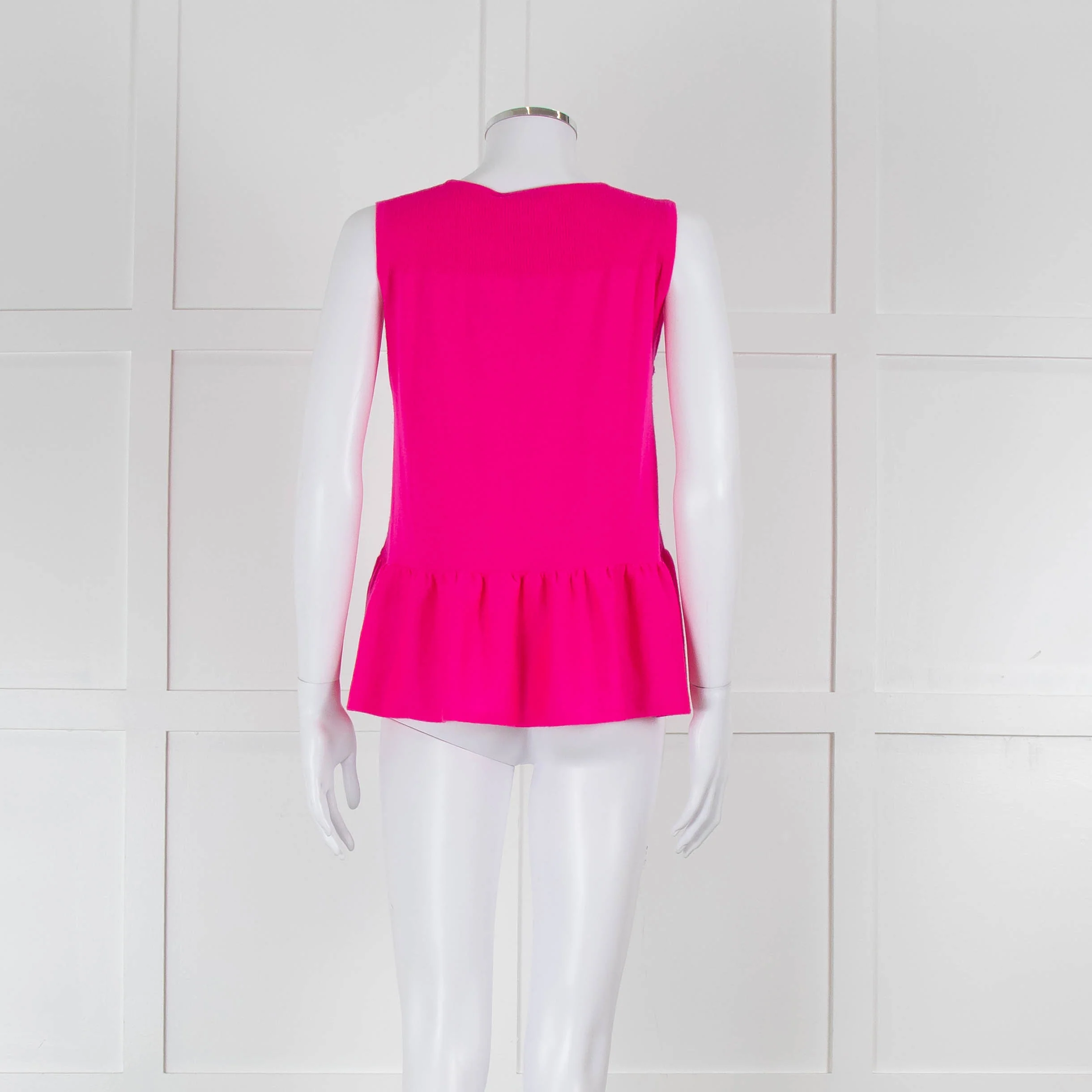 Odeeh Pink Cashmere Mix Sleeveless Top - Image 5