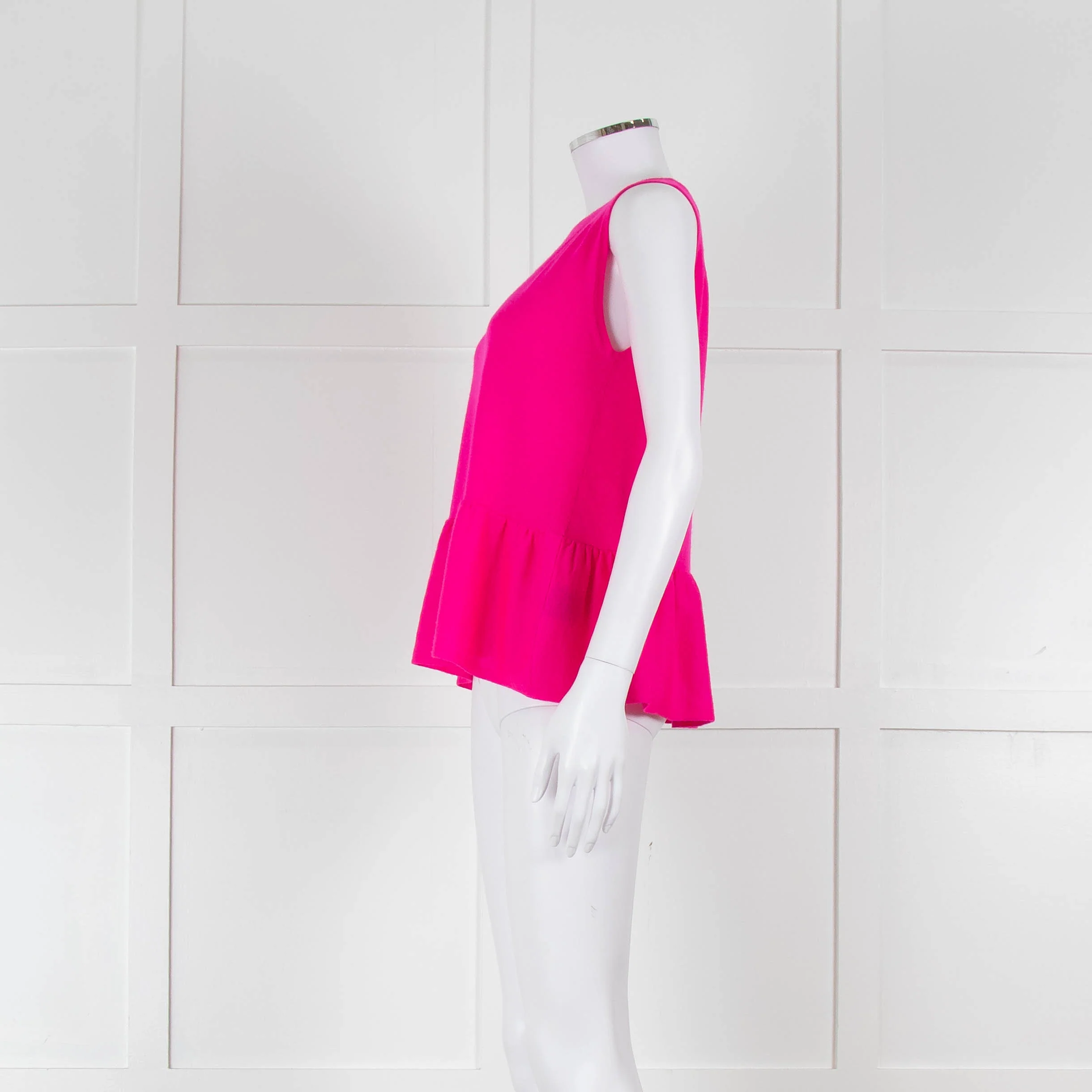 Odeeh Pink Cashmere Mix Sleeveless Top - Image 7