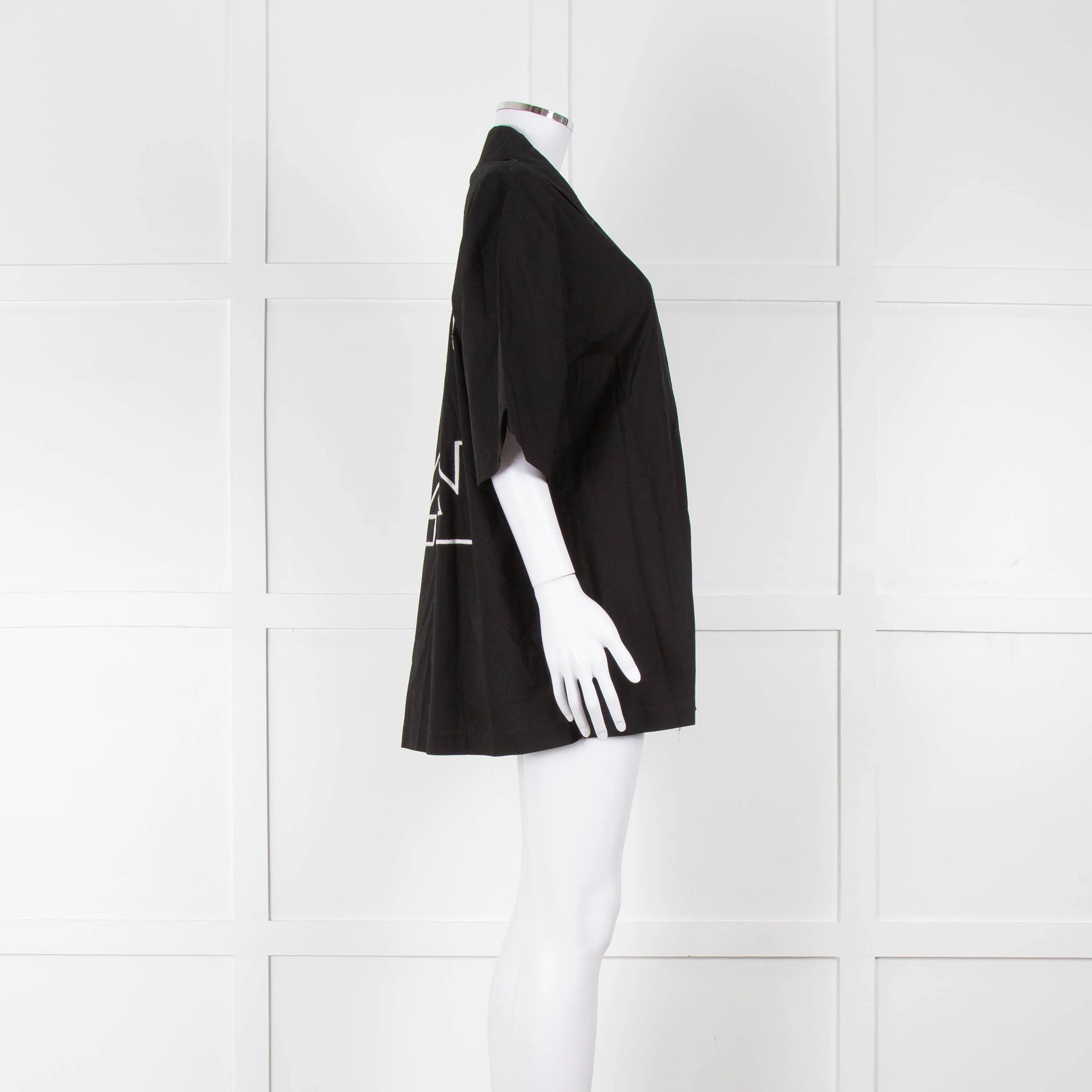Off-White Black Cotton Shortsleeve Shirt - Image 3
