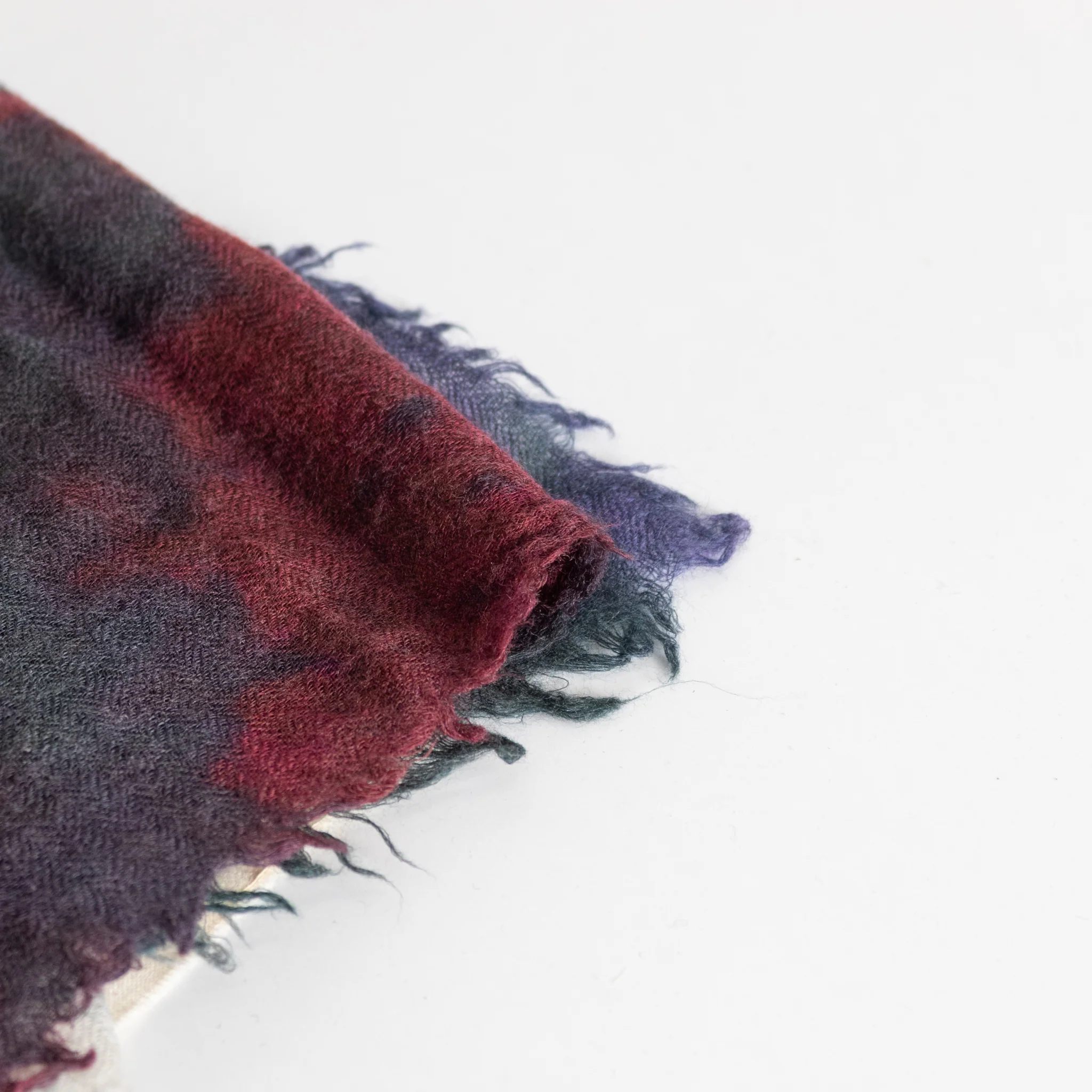 Ombre London Green And Blue Pattern Long Shawl Scarf - Image 8