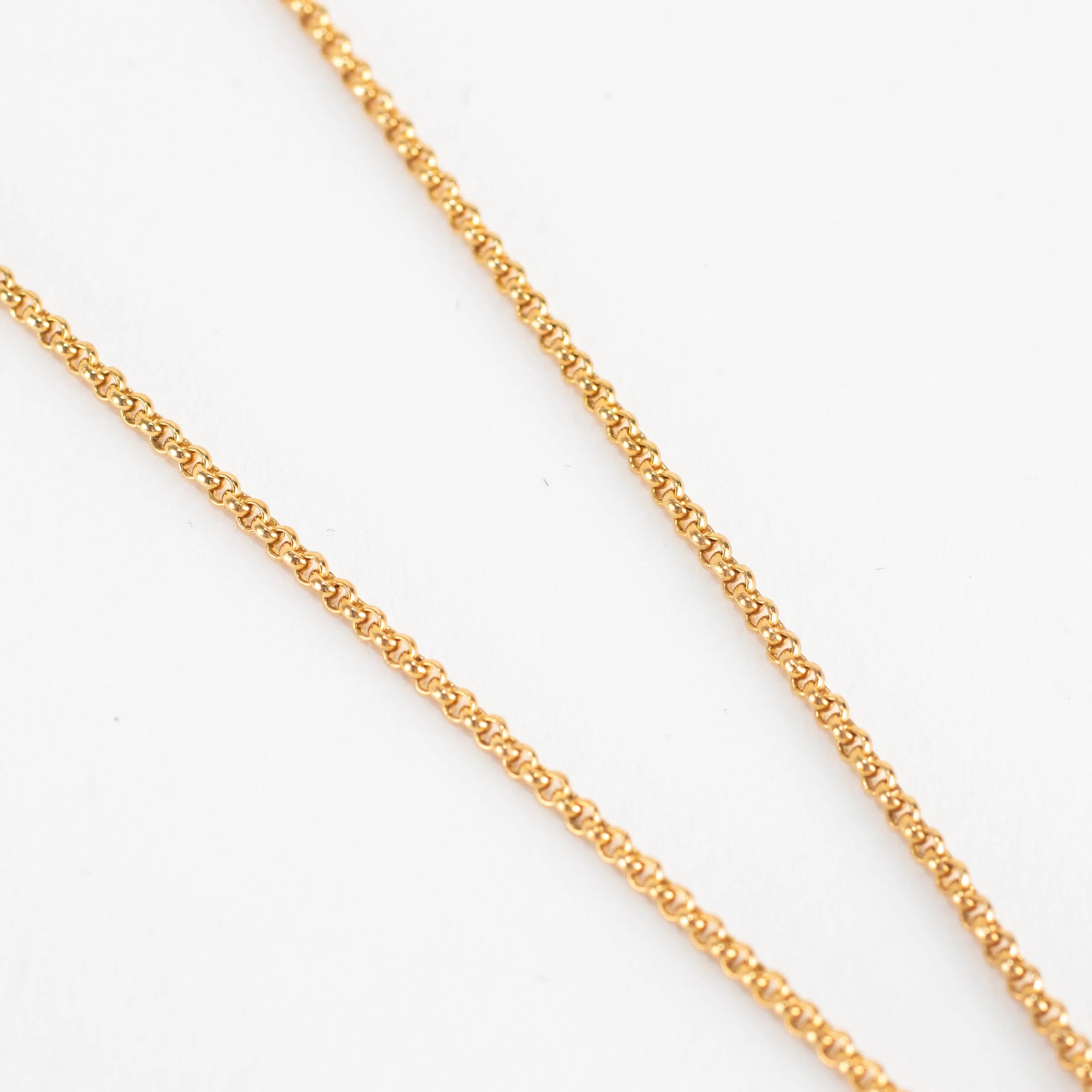 Otiumberg Gold Vermeil Necklace with Diamond Knot - Image 3