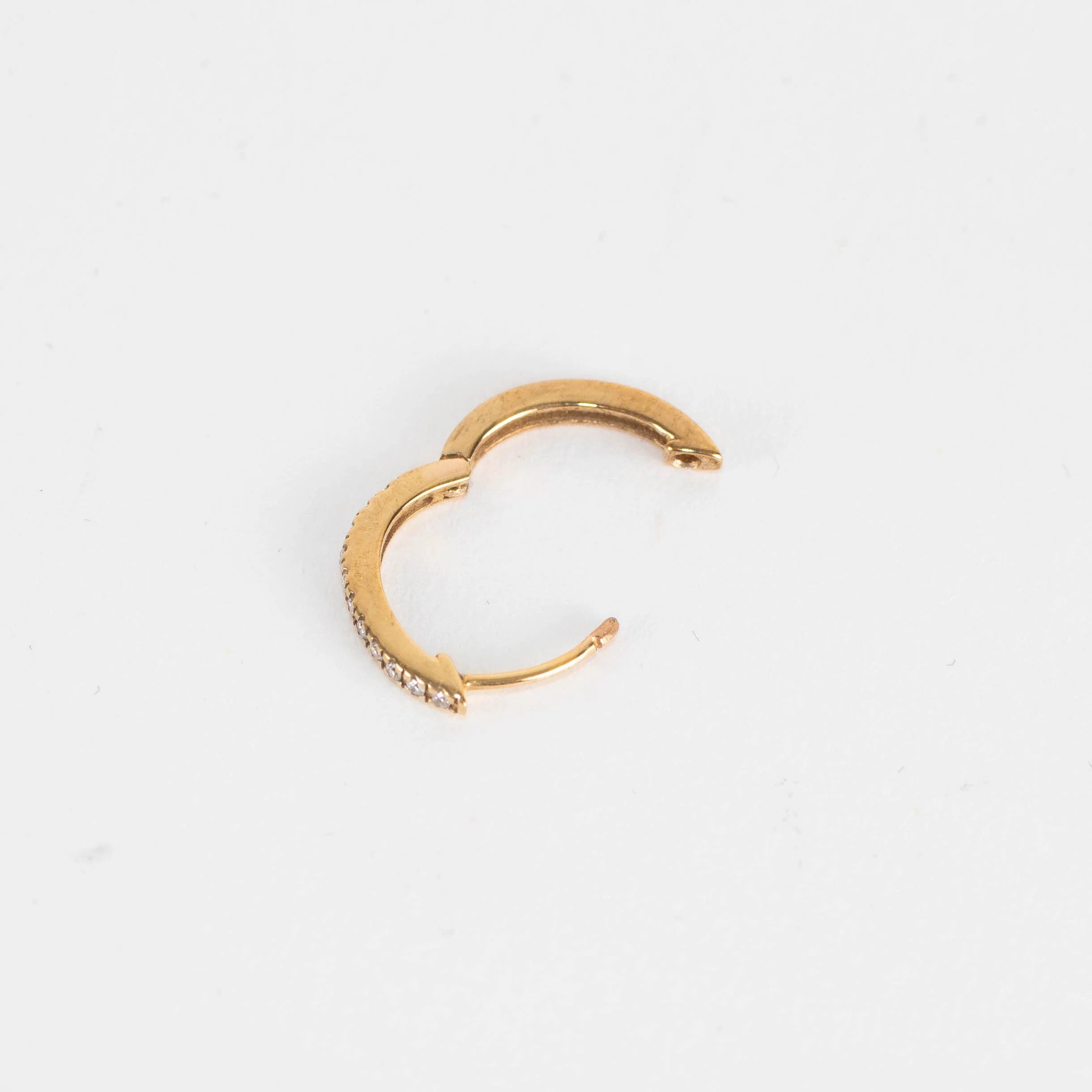Otiumberg Diamond and 9ct Yellow Gold Hoop - Image 6