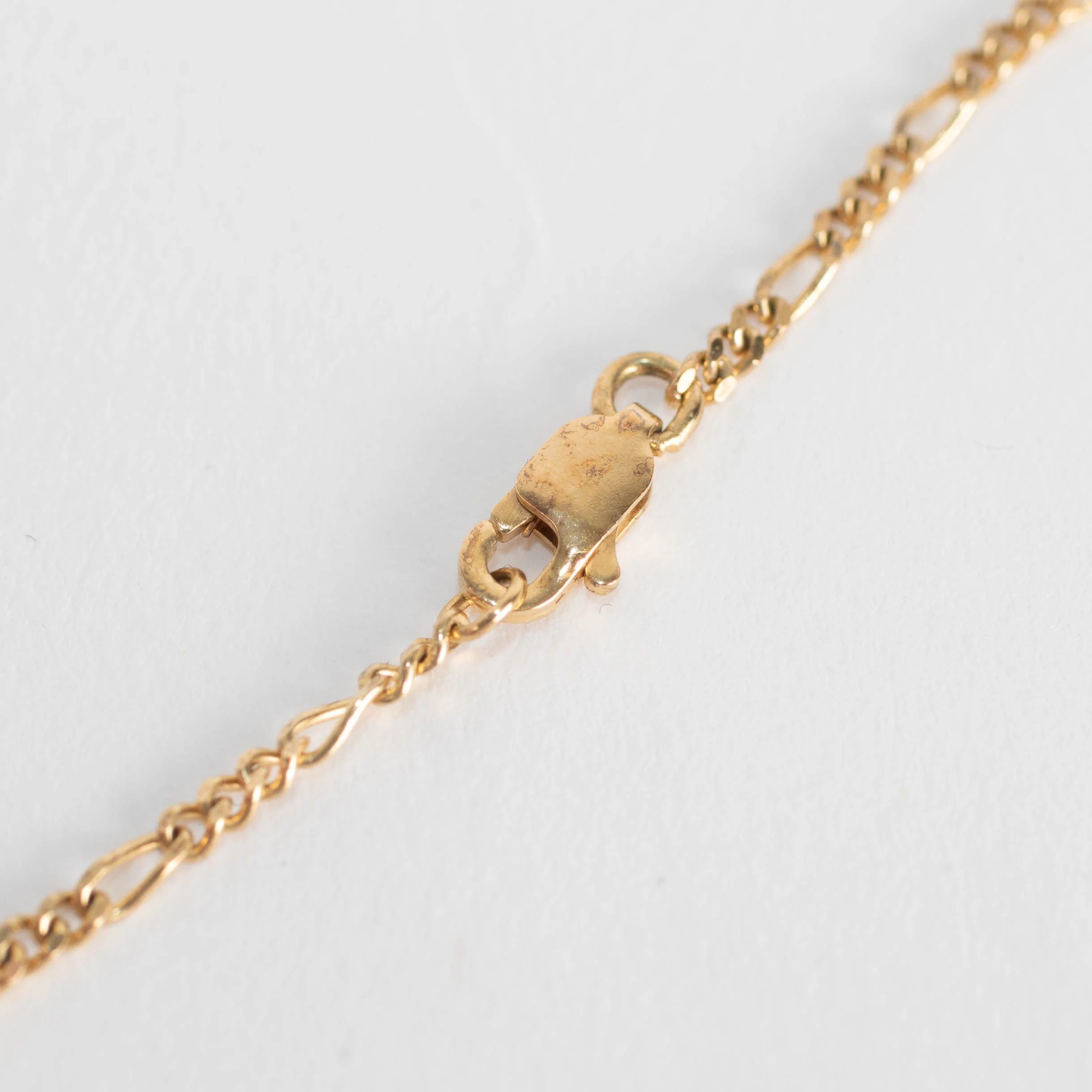 Otiumberg Gold Plated Delicate Chain Anklet Curb - Image 3