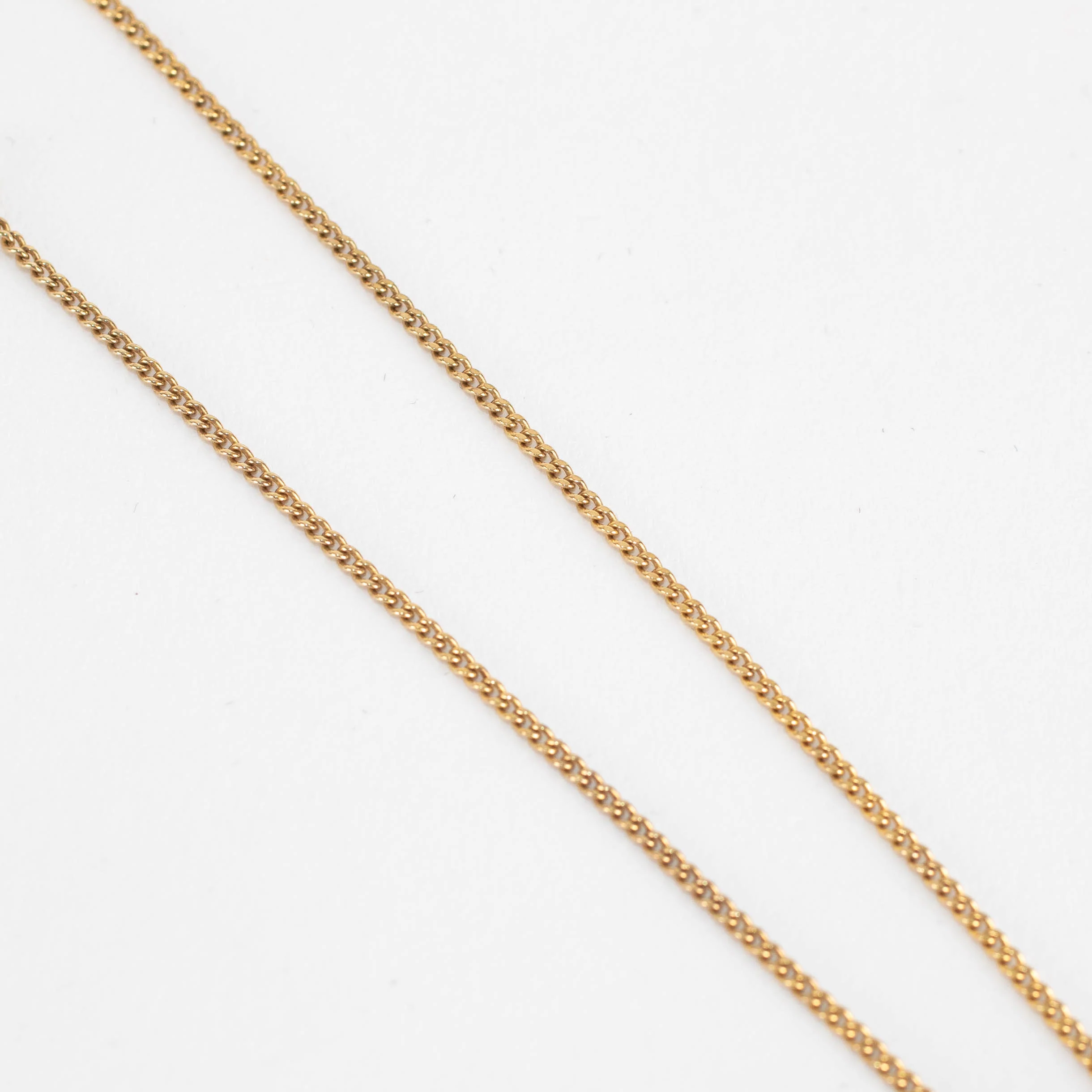 Otiumberg Gold Plated Delicate Chain Anklet With Hoop Charm - Image 3