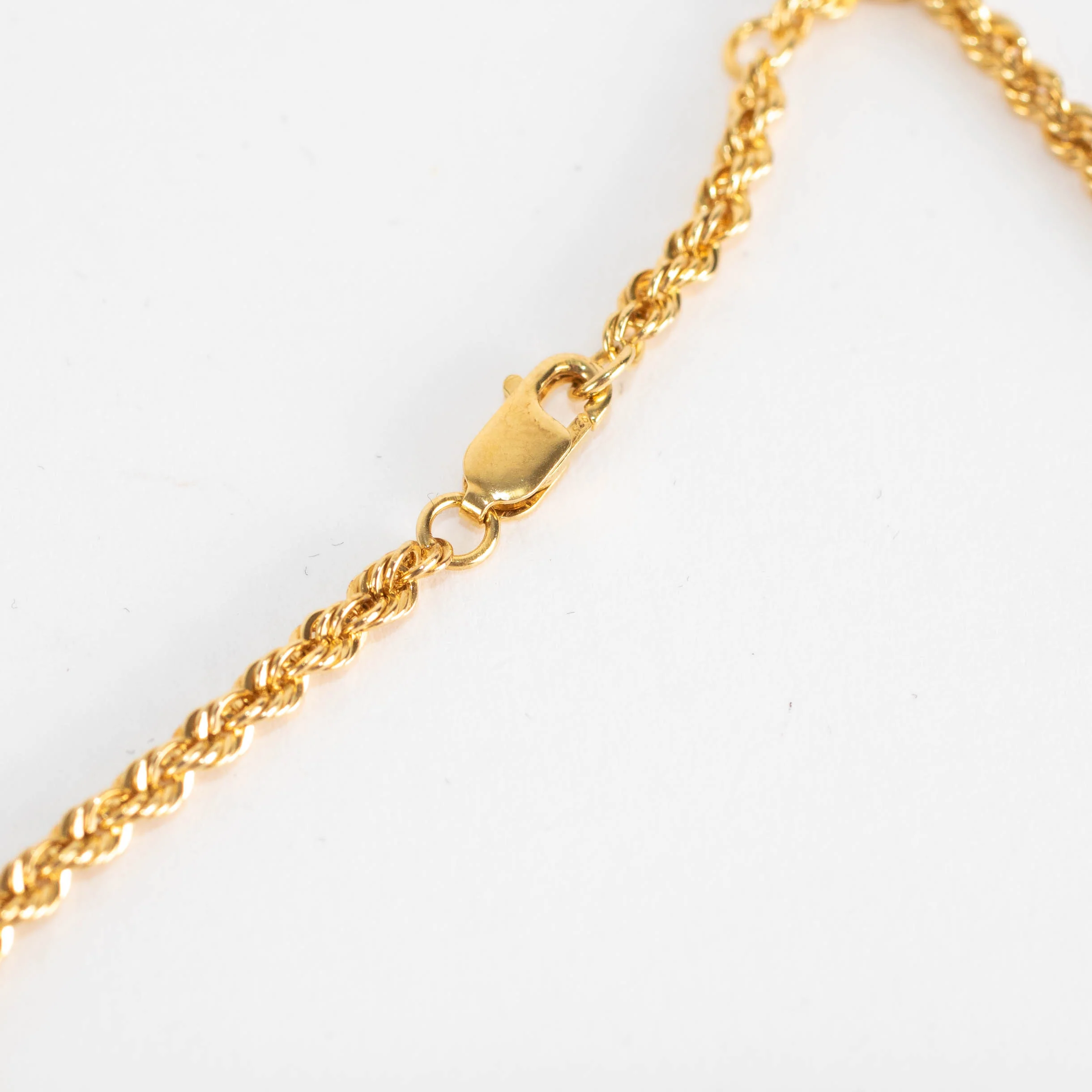 Otiumberg Gold Plated Delicate Rope Chain Anklet - Image 4