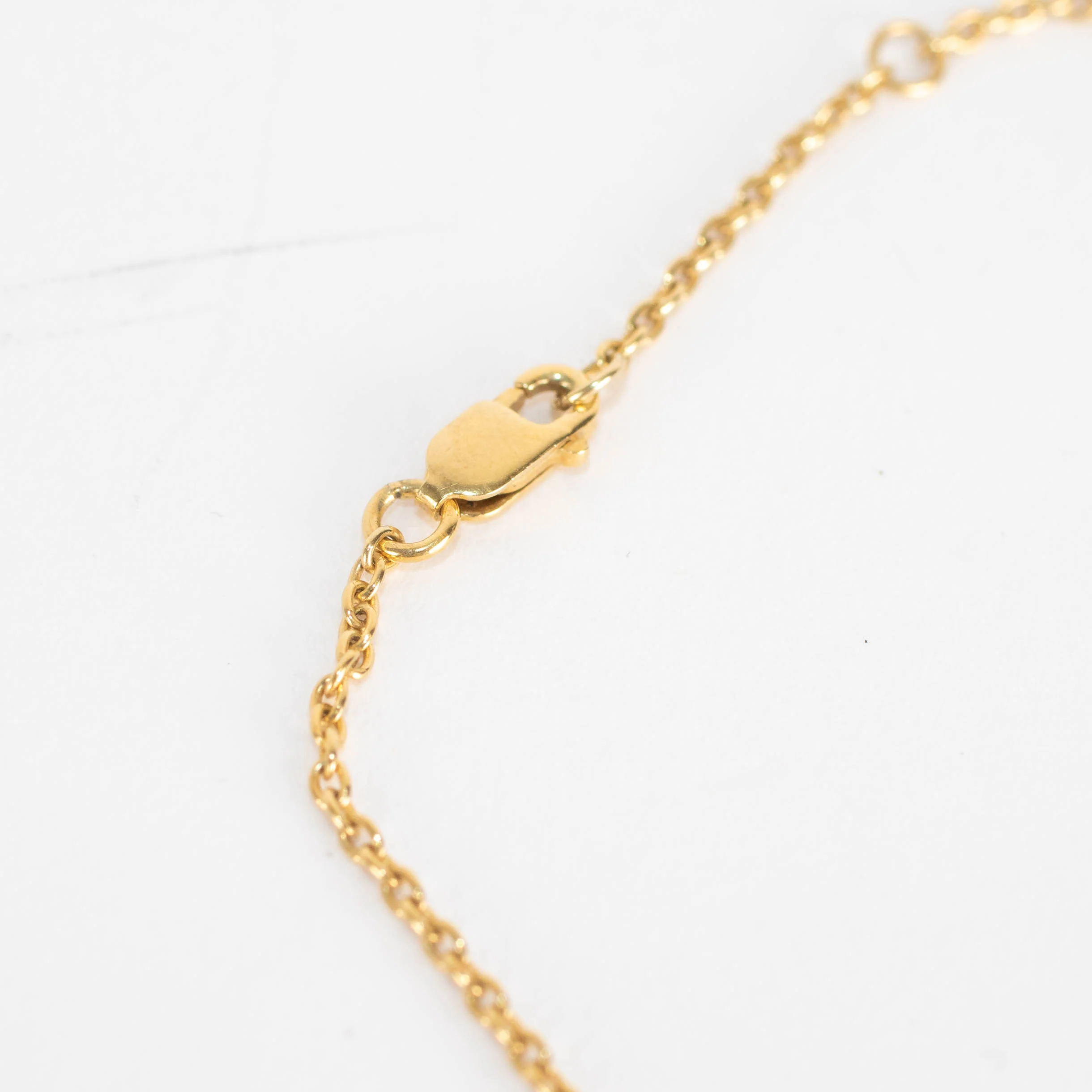 Otiumberg Gold Plated Diamante Pendant Necklace - Image 3