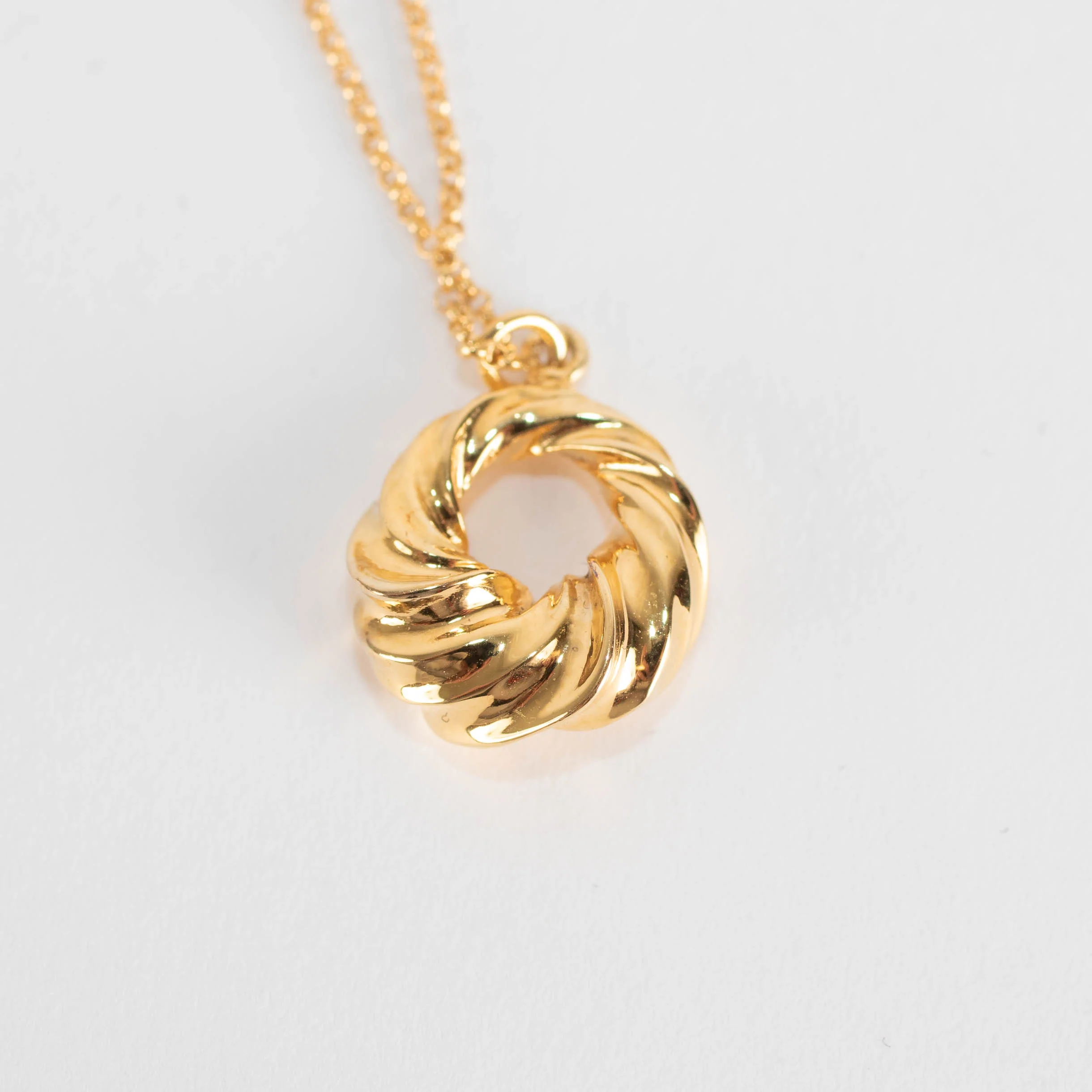 Otiumberg Gold Ripple Pendant Necklace - Image 6