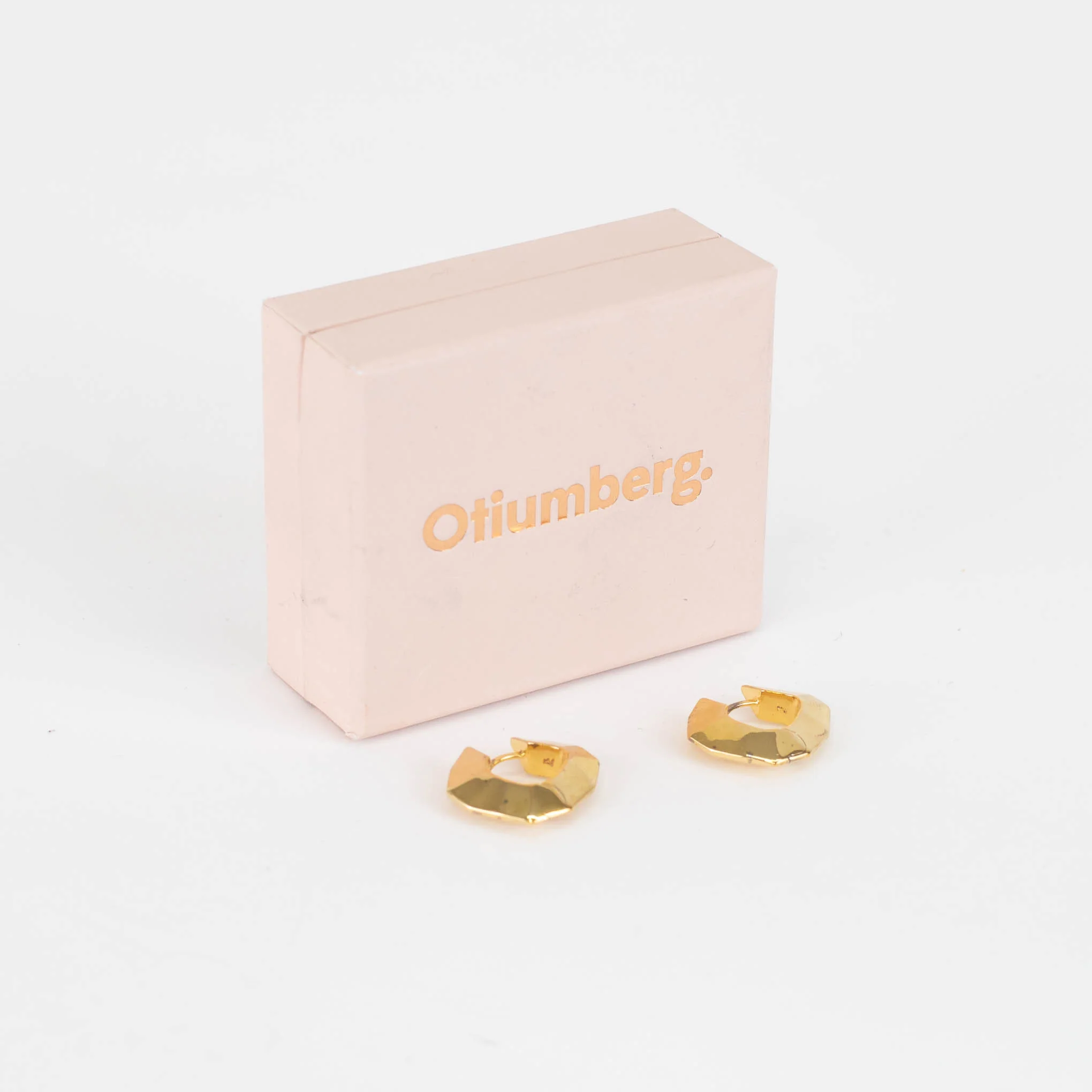 Otiumberg Pair Of Large Prism Hoop Earrings - Image 2