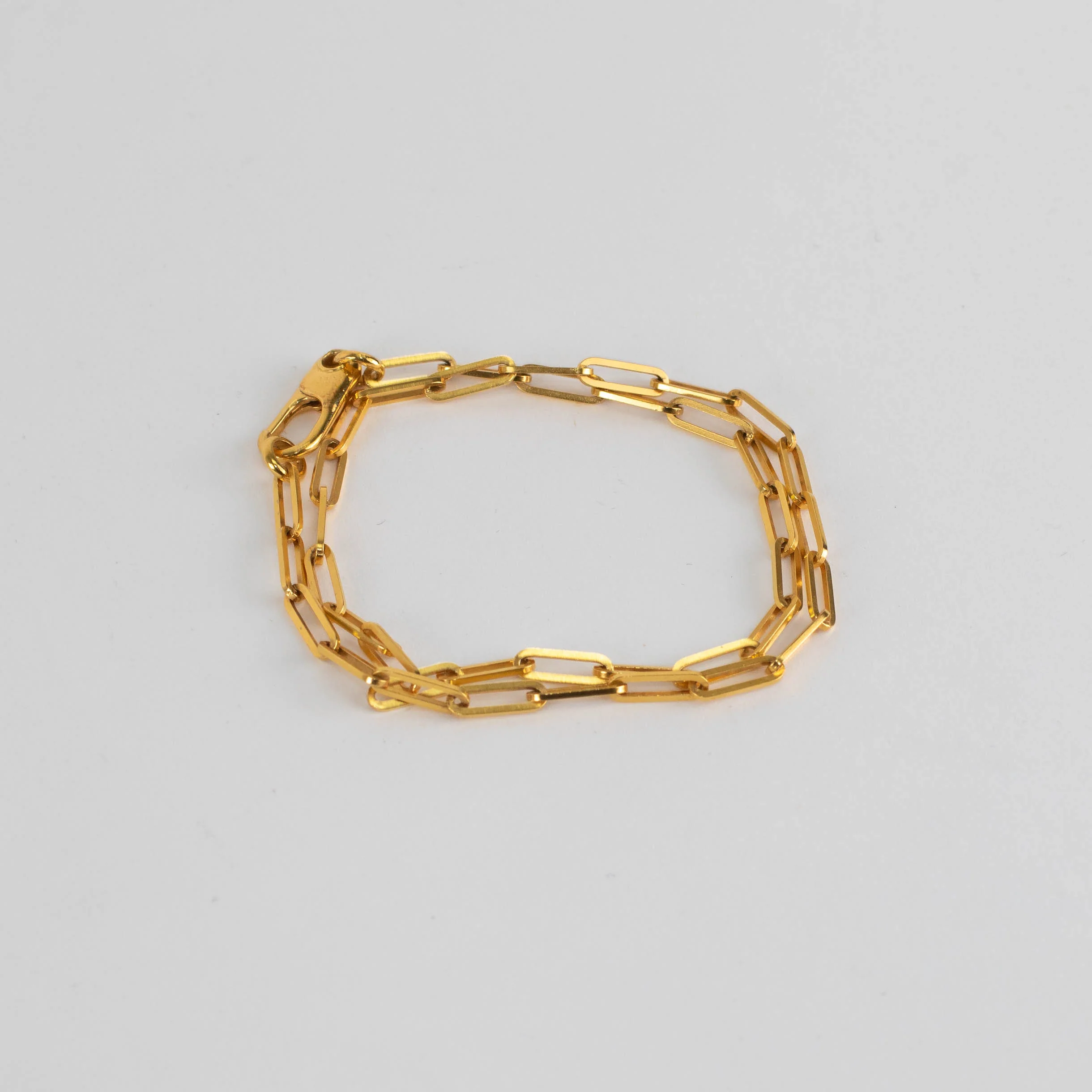 Otiumberg Paperclip Gold Vermeil Necklace - Image 5