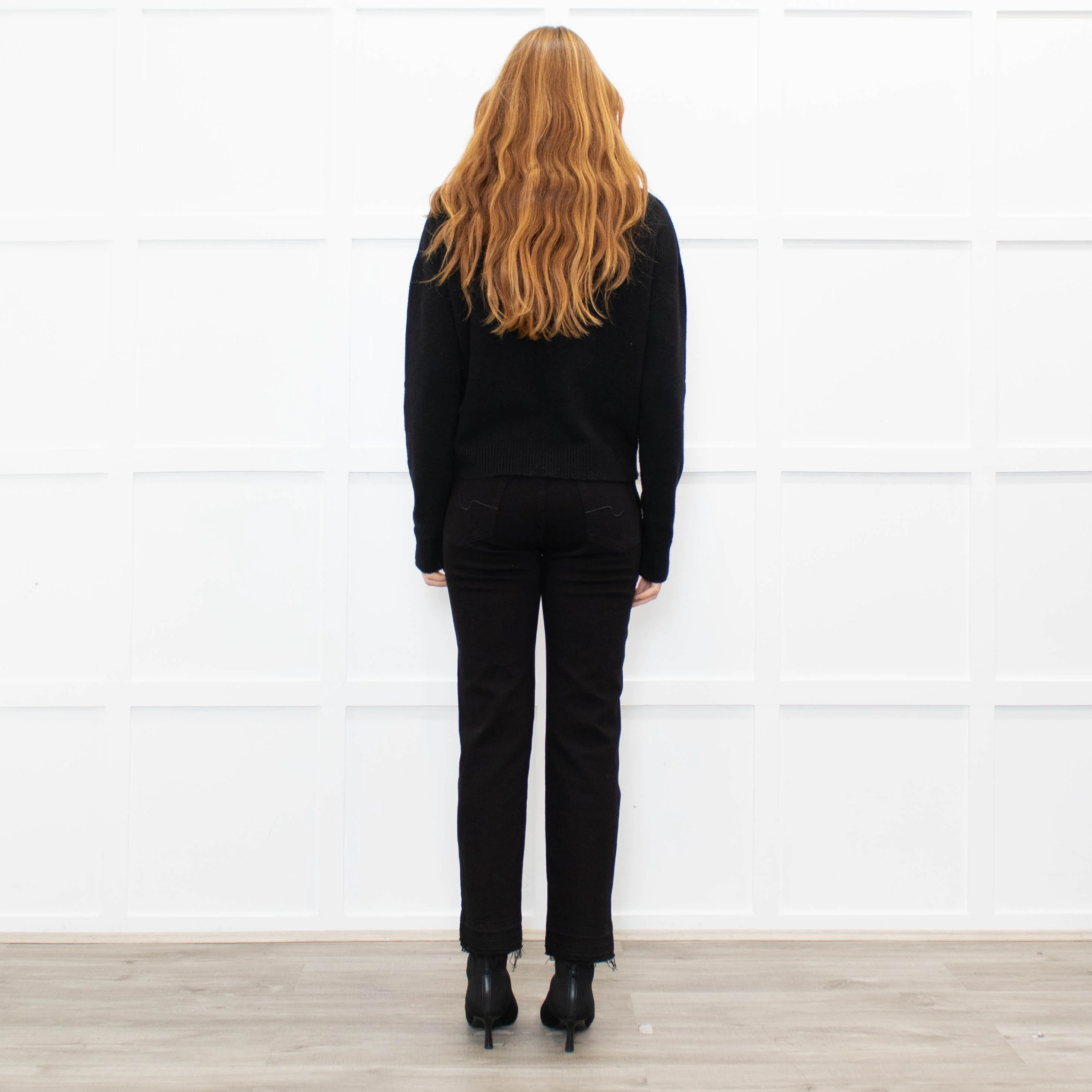 Ottod'Ame Black Wool Blend Rolled Neck Jumper - Image 5