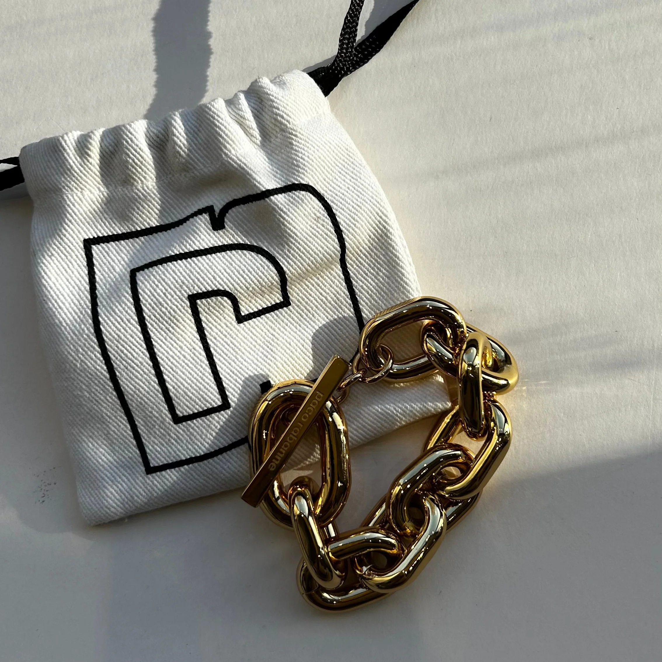 Paco Rabanne Gold Chain Bracelet - Image 6