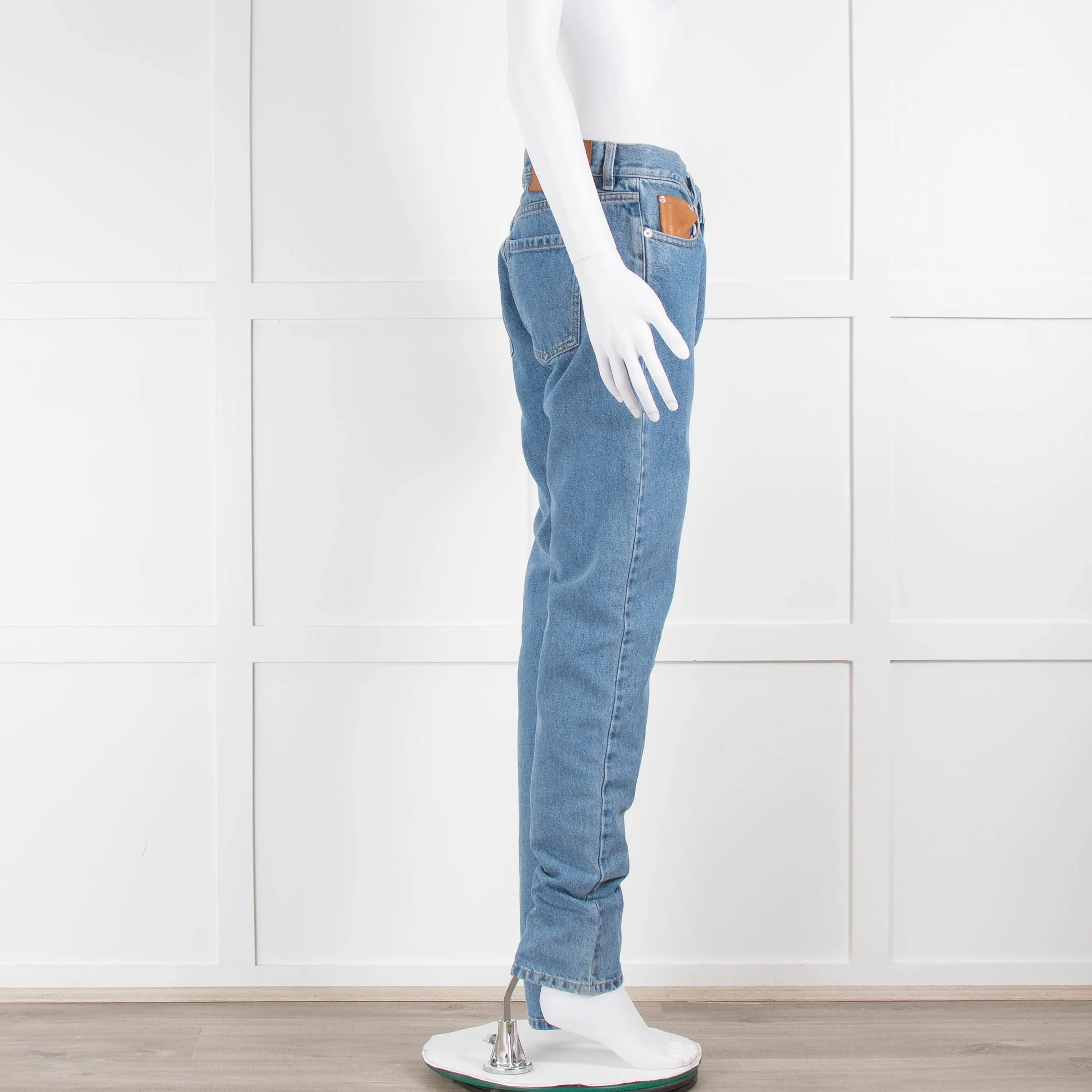 Paco Rabanne Light Blue Low Waist Jeans - Image 2