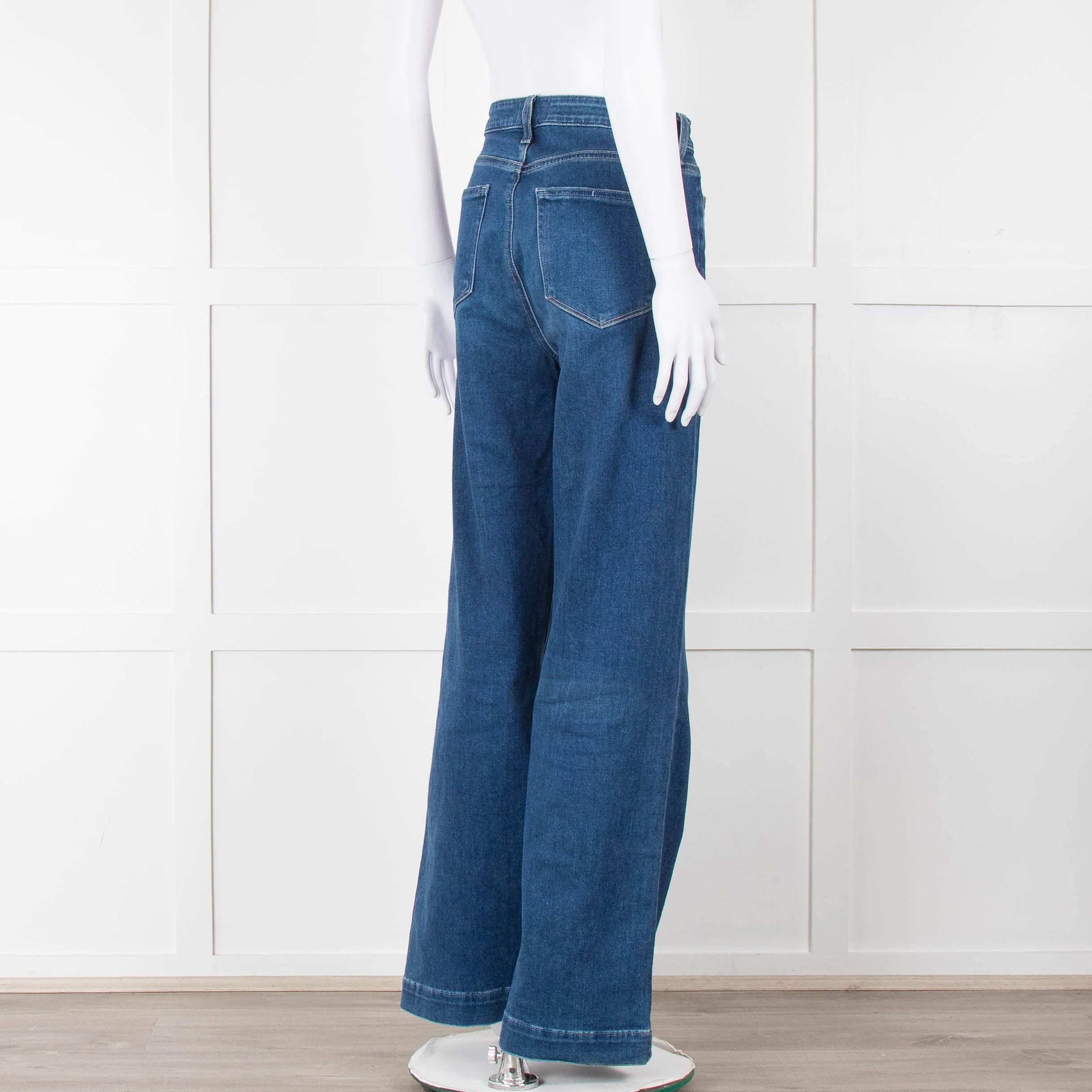 Paige Blue Leenah Wide Leg Jeans - Image 5