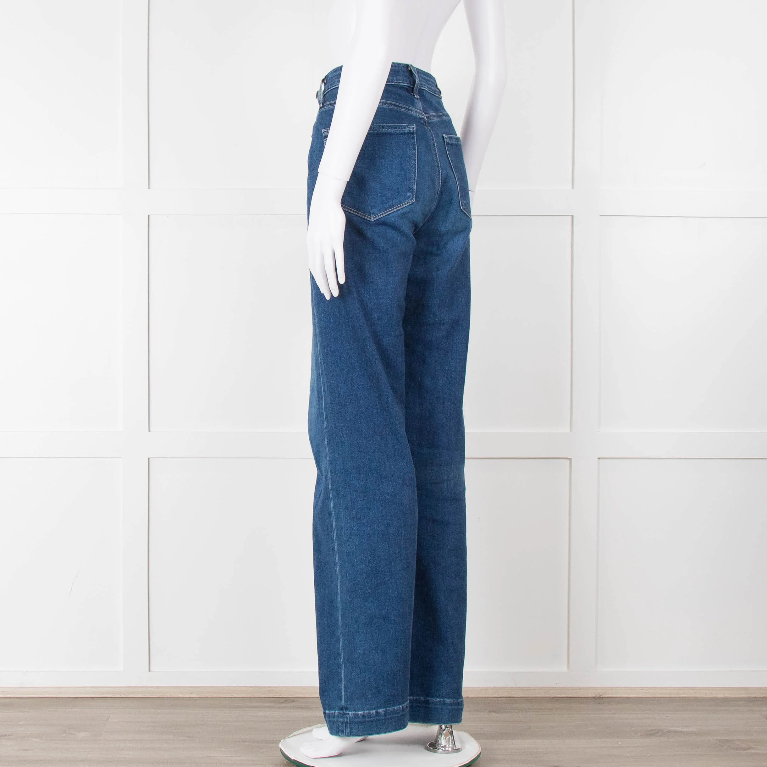 Paige Blue Leenah Wide Leg Jeans - Image 7