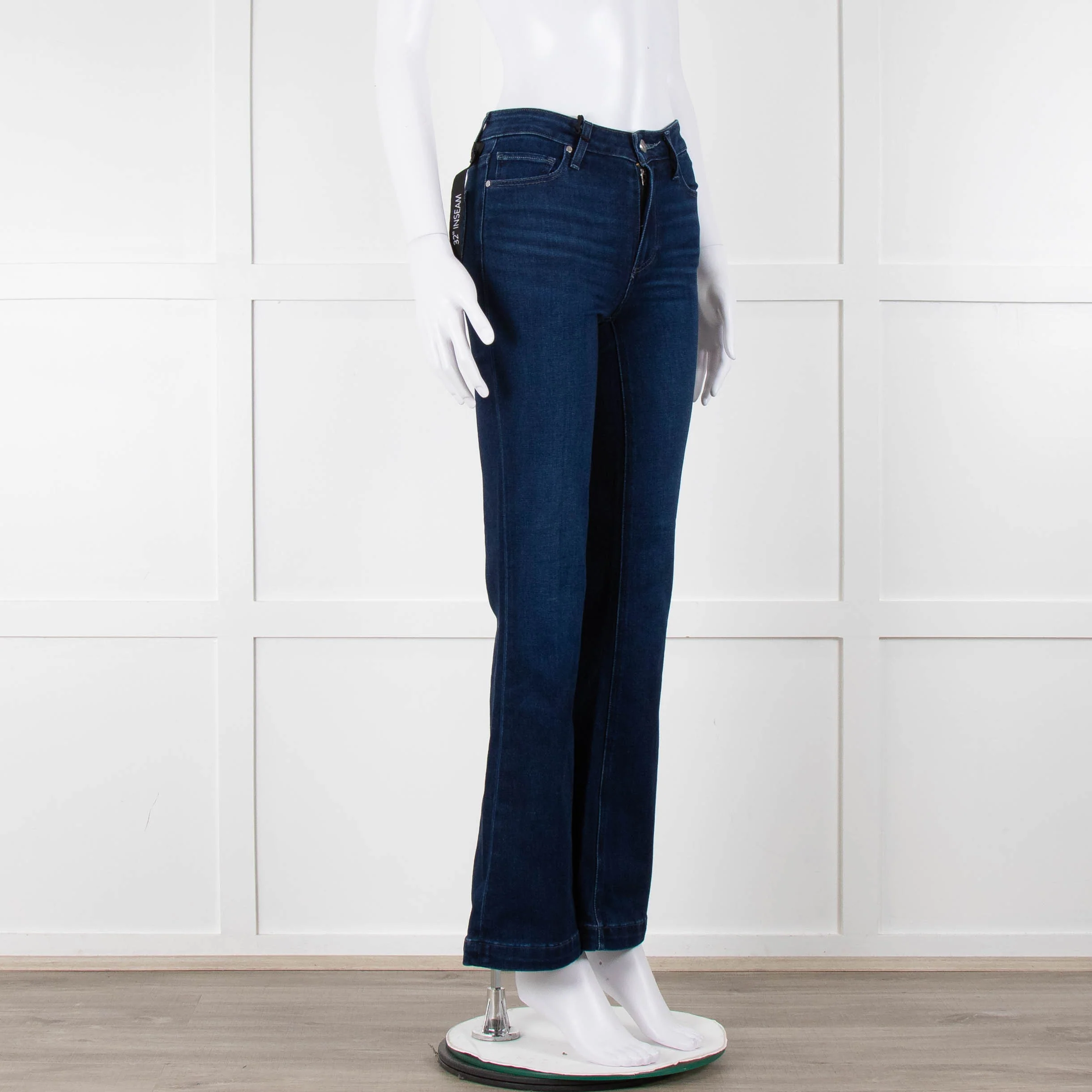 Paige Dark Wash Genevieve Bootcut Jeans - Image 2