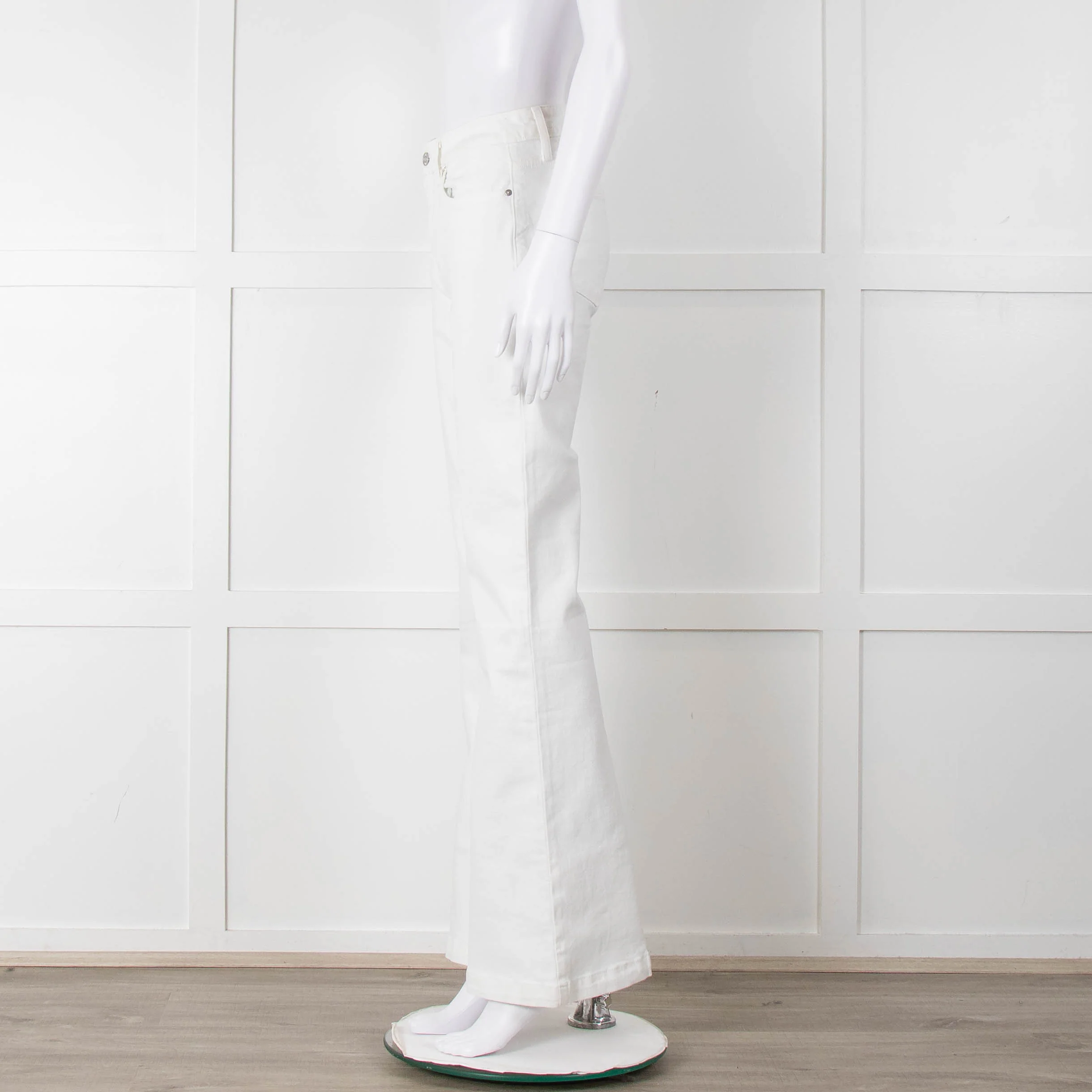 Paige White Flared Jeans - Image 7