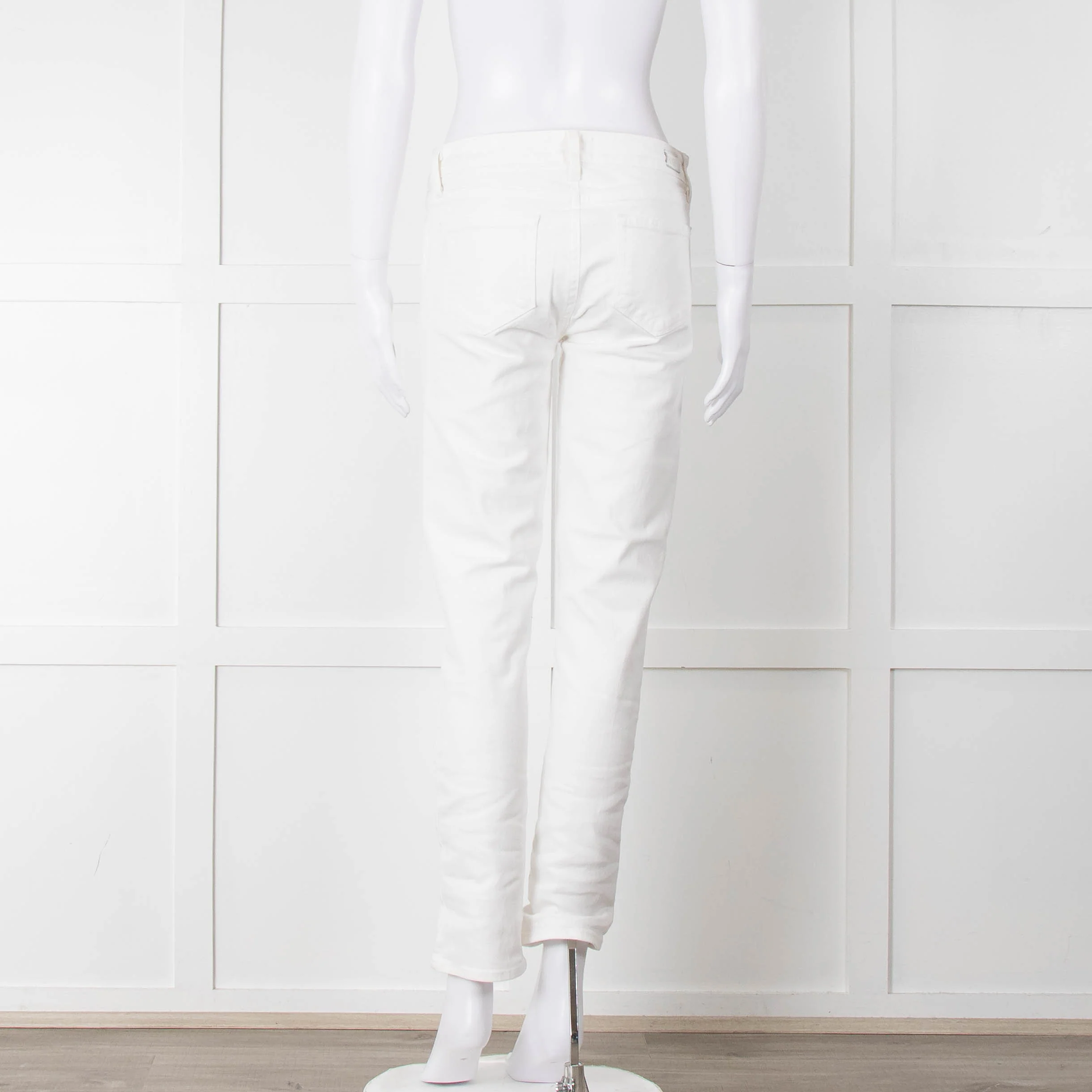 Paige White Skyline Ankle Peg Jeans - Image 5