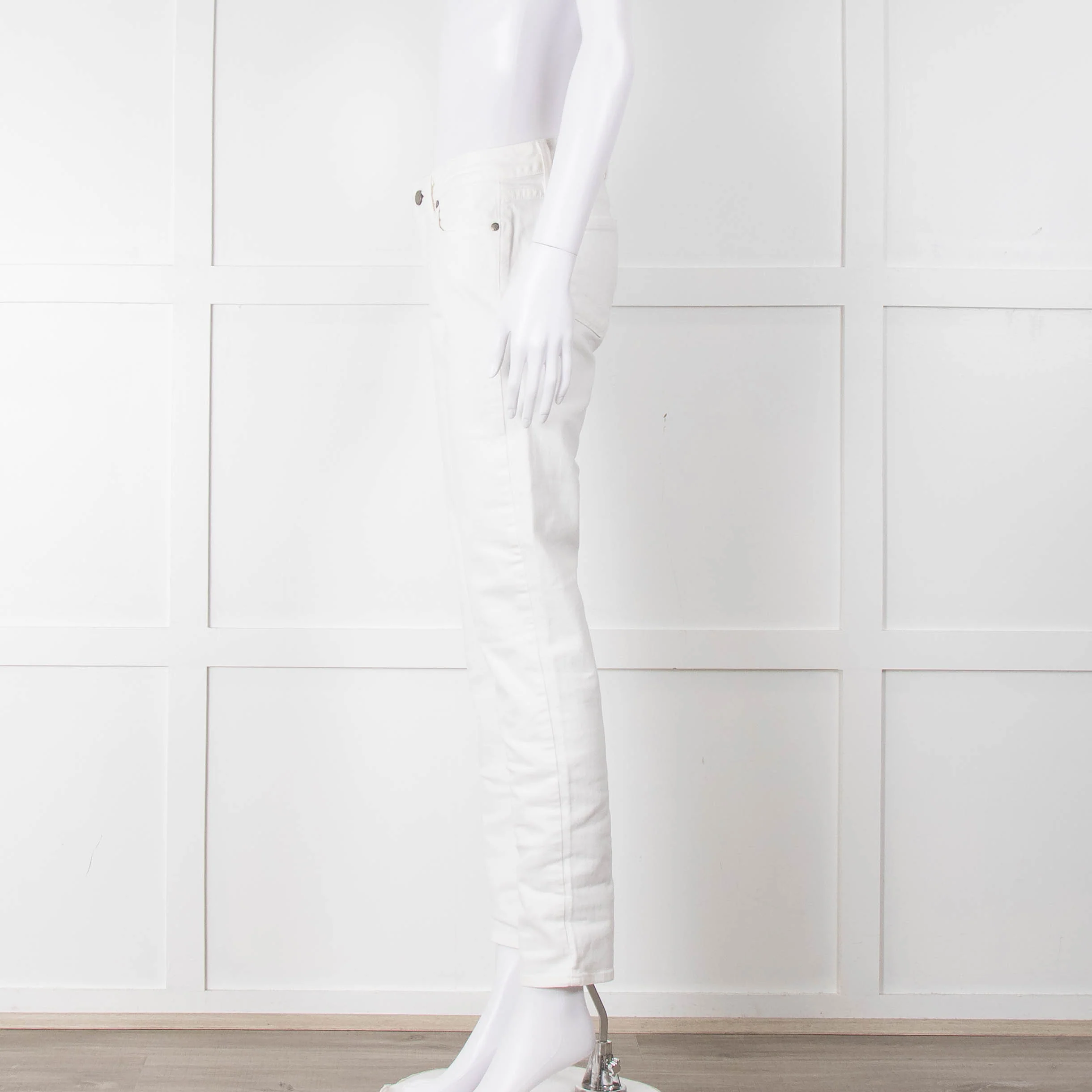 Paige White Skyline Ankle Peg Jeans - Image 7