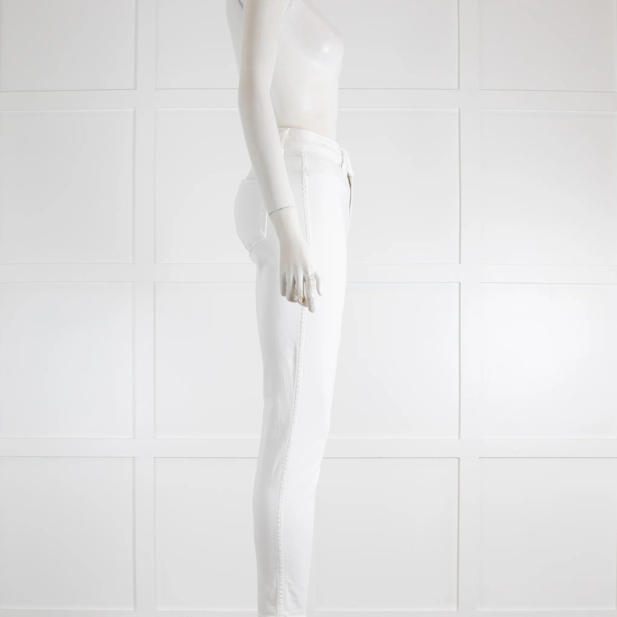 Paige White Slim Jeans - Image 2