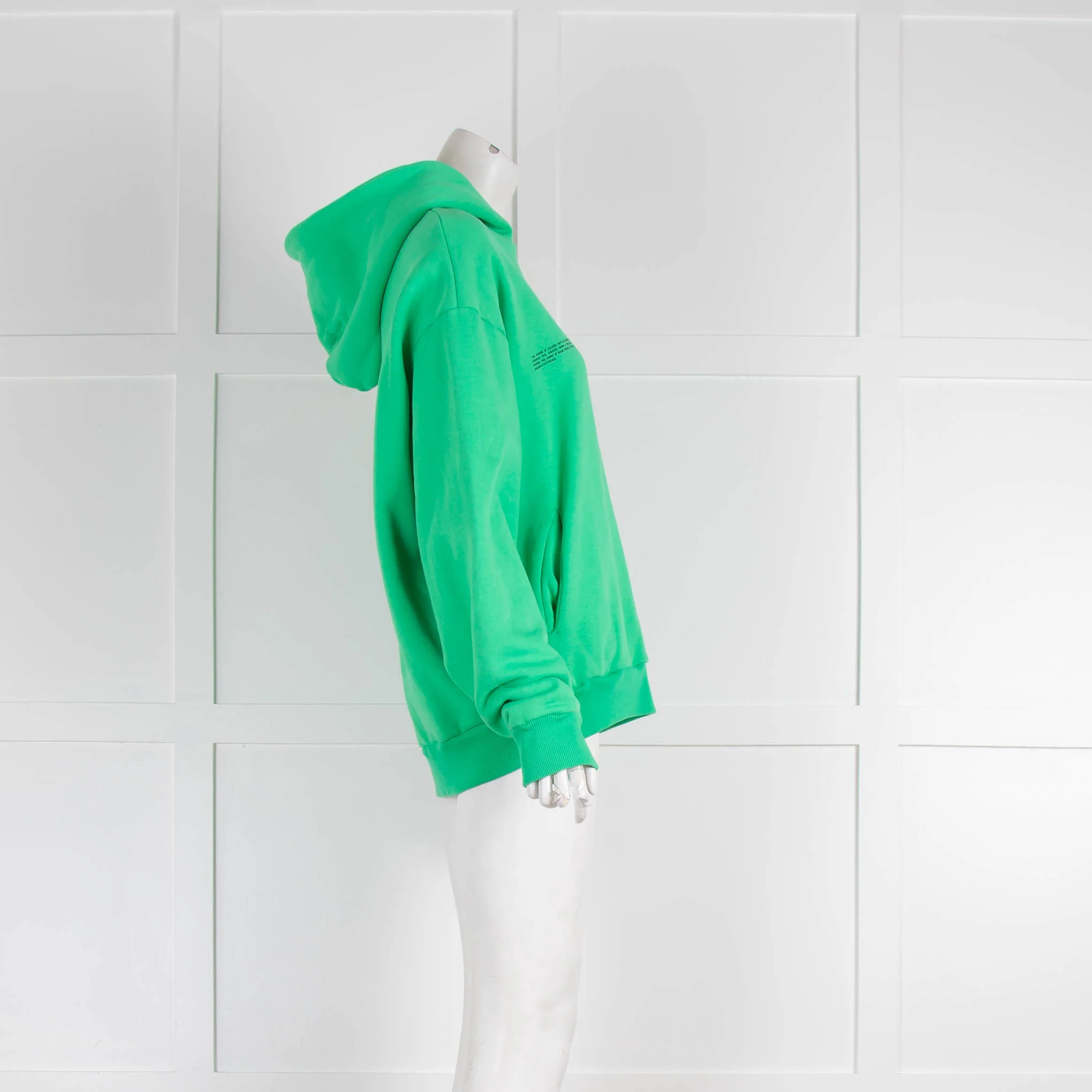 Pangaia 365 Jade Green Midweight Hoodie - Image 2