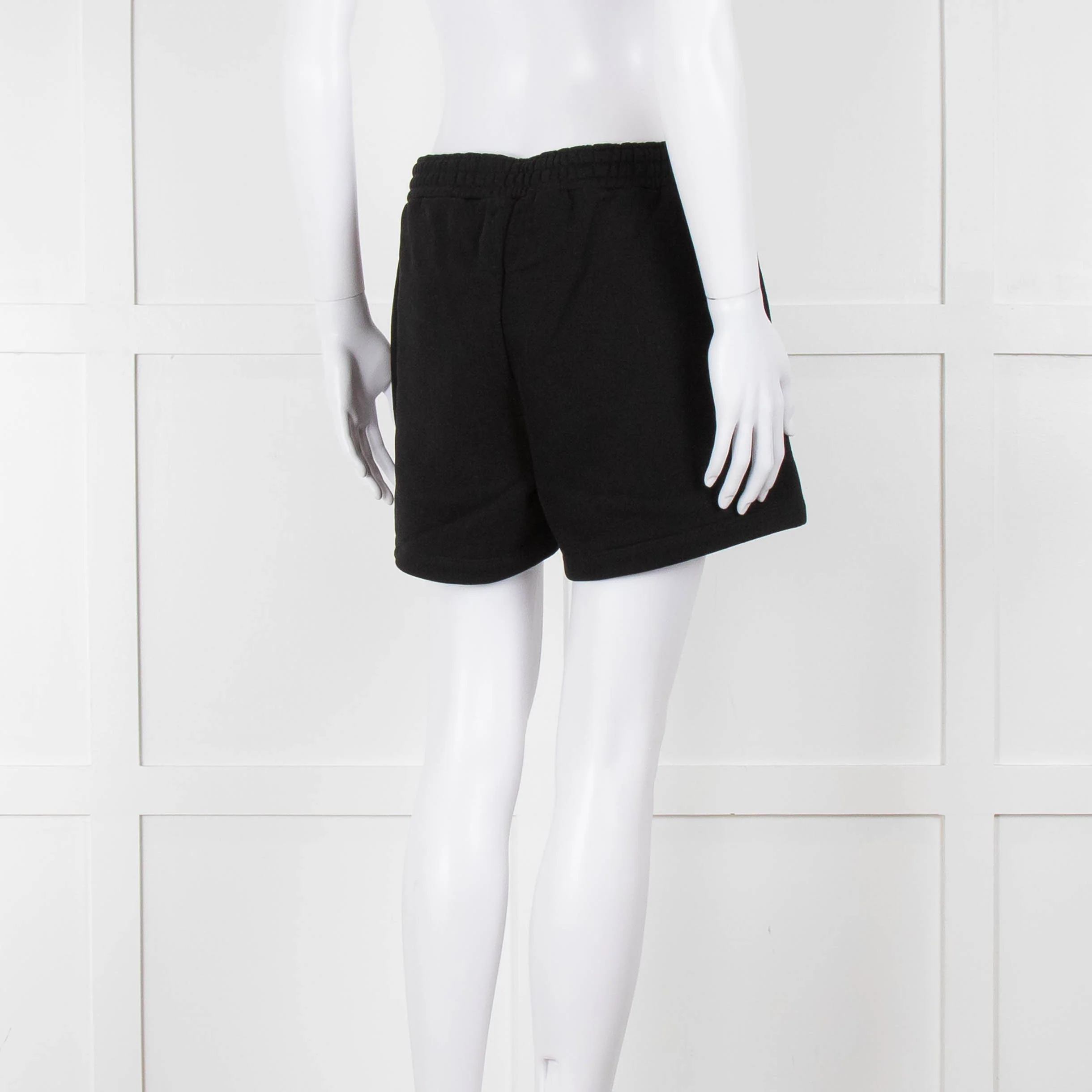 Pangaia Black Cotton Jersey Shorts - Image 4