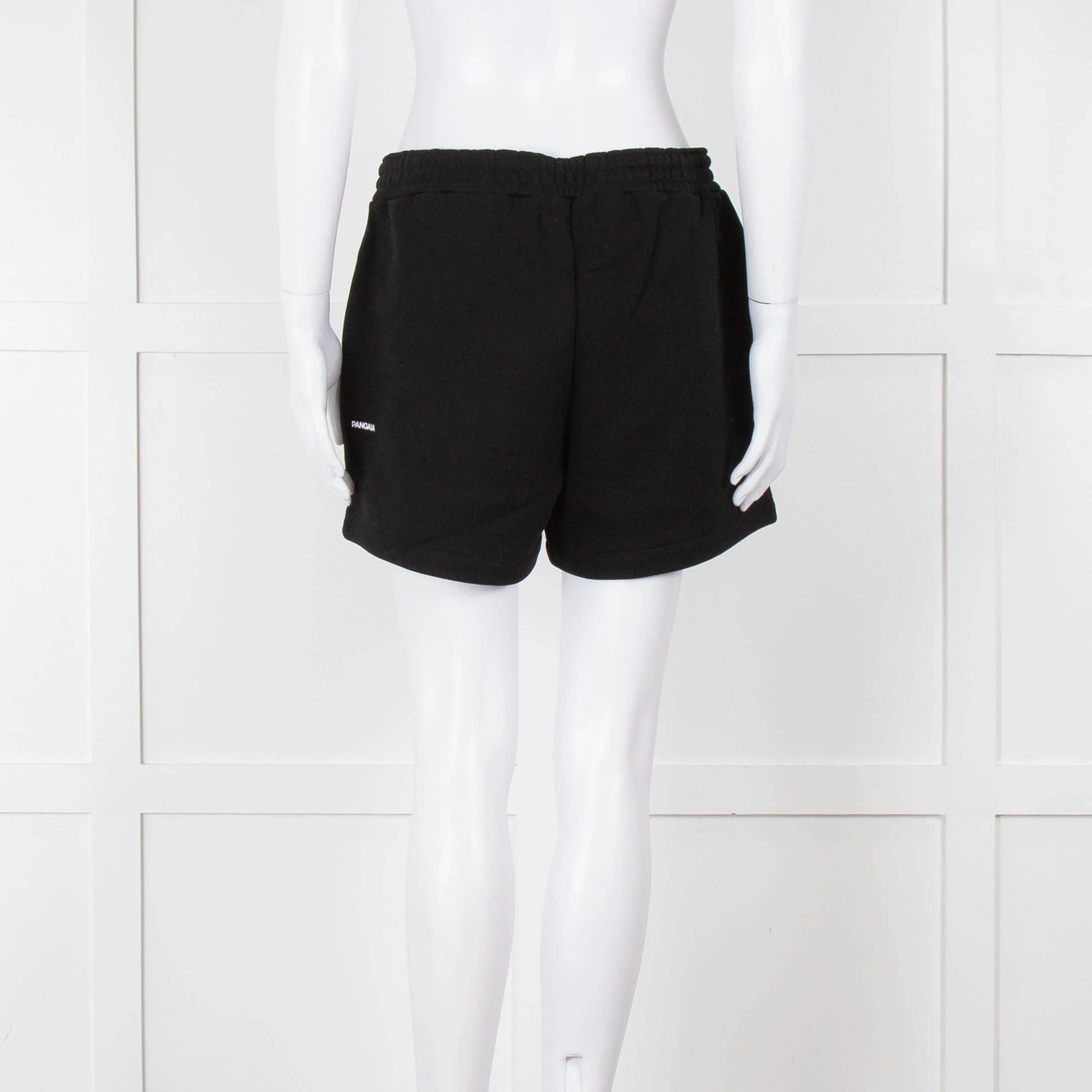 Pangaia Black Cotton Jersey Shorts - Image 5