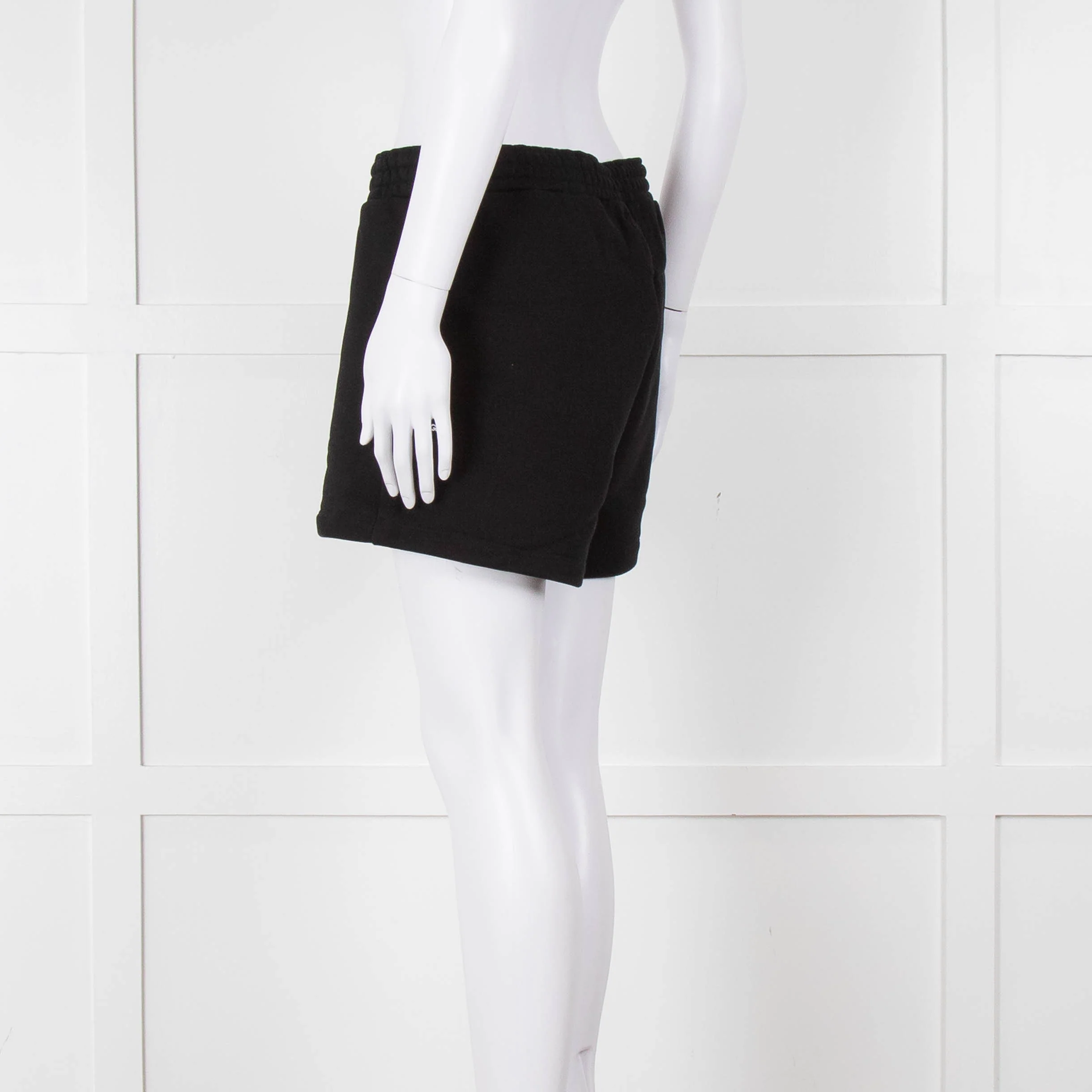 Pangaia Black Cotton Jersey Shorts - Image 6