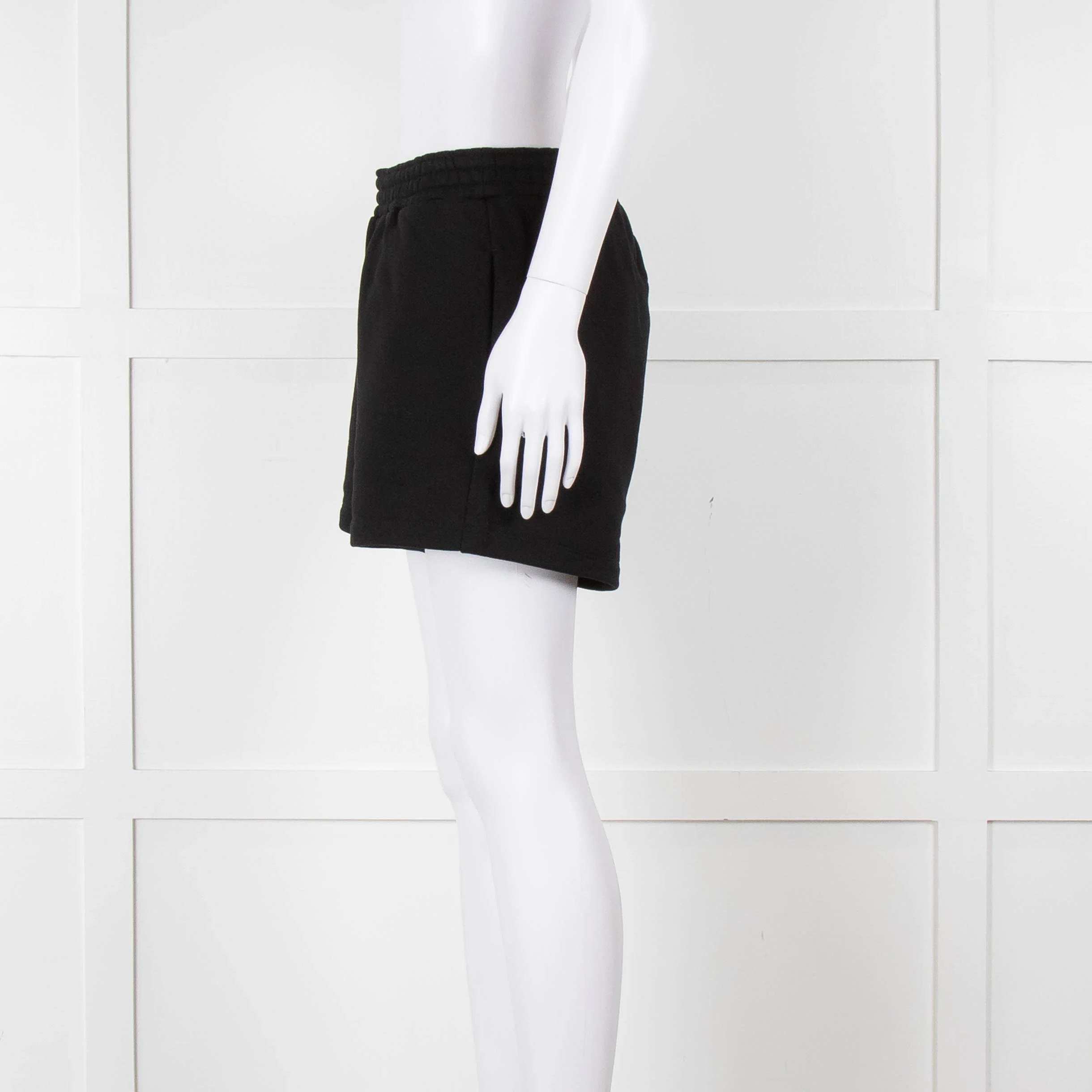 Pangaia Black Cotton Jersey Shorts - Image 7