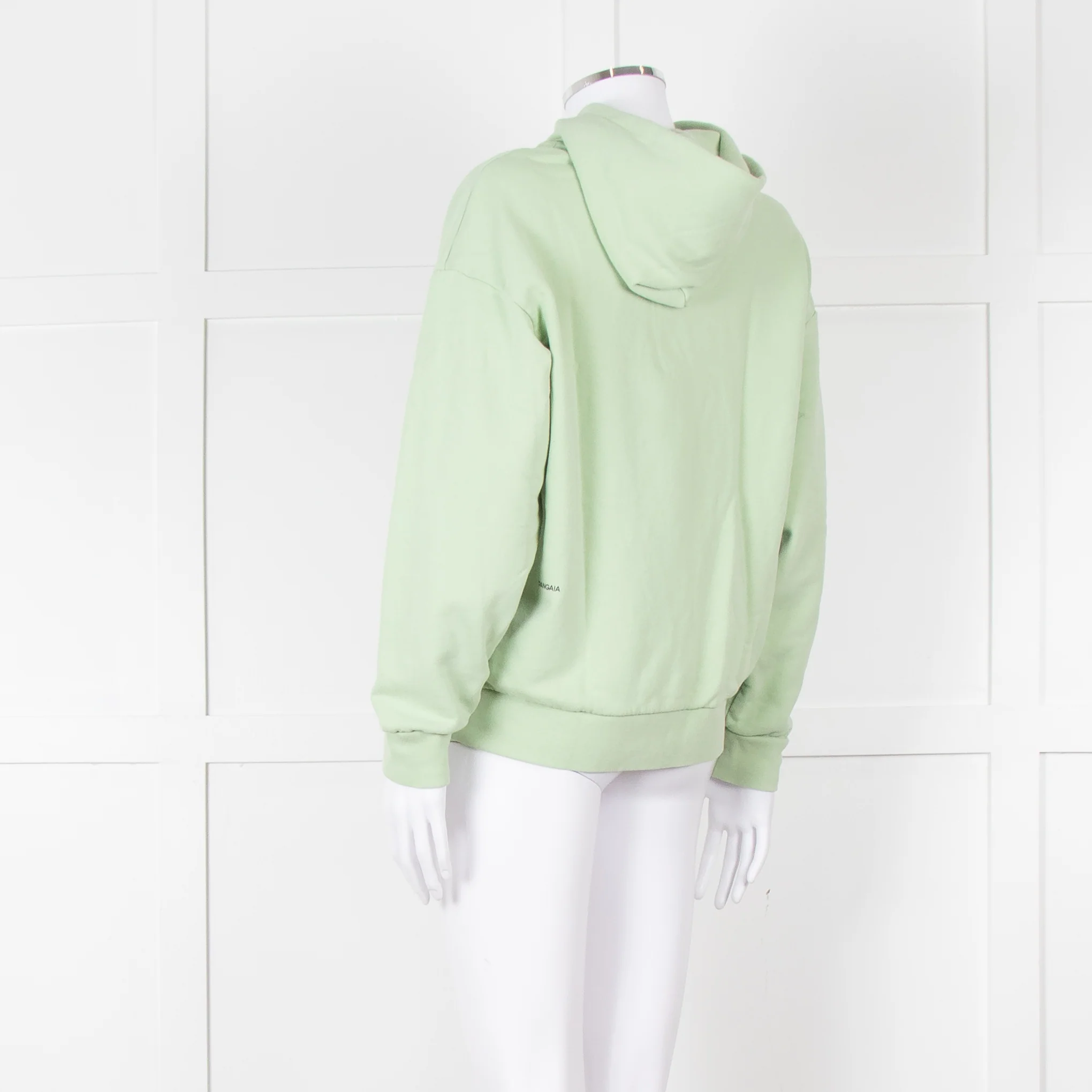 Pangaia Pale Green Hooded Sweatshirt - Image 6