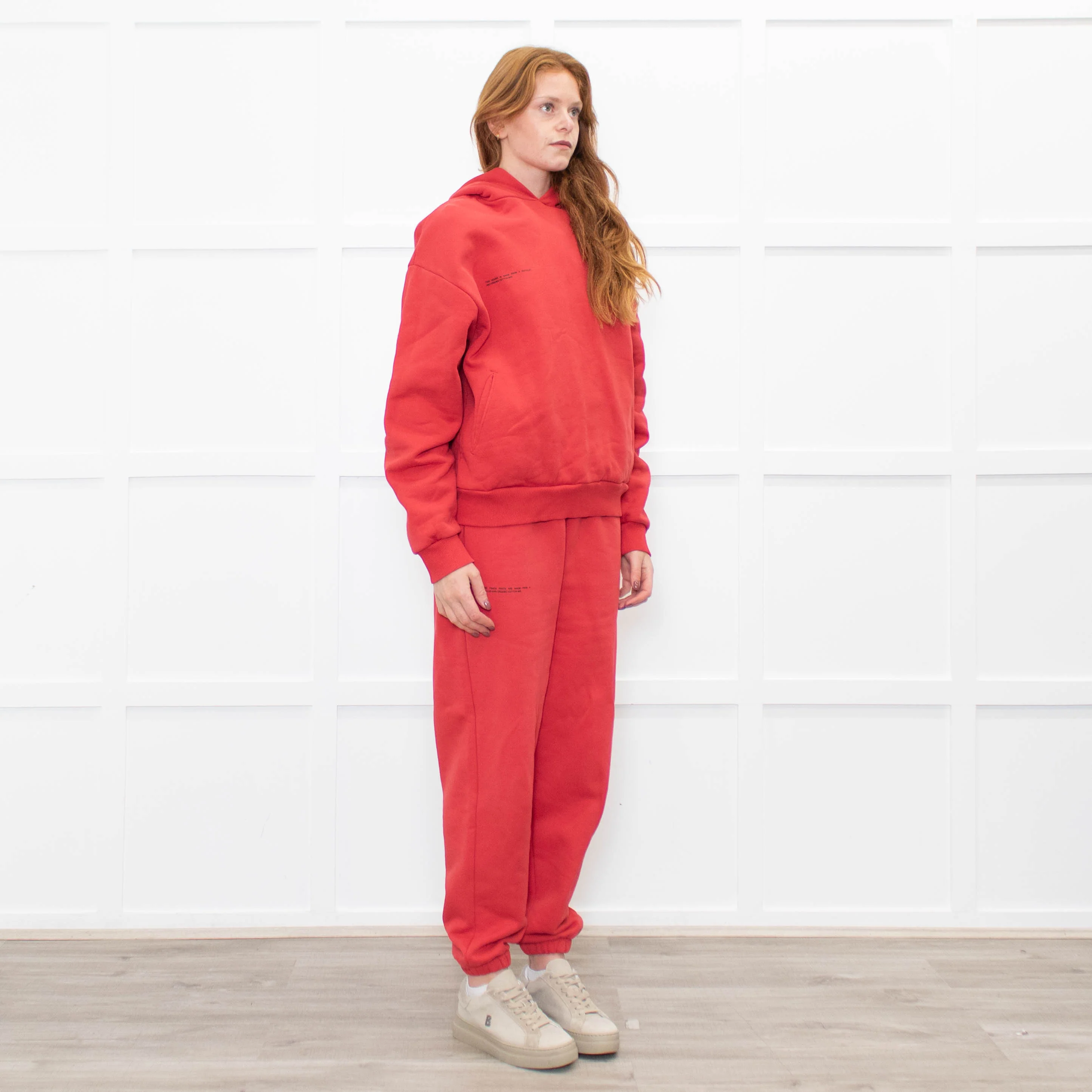 Pangaia Red Cotton Joggers - Image 7