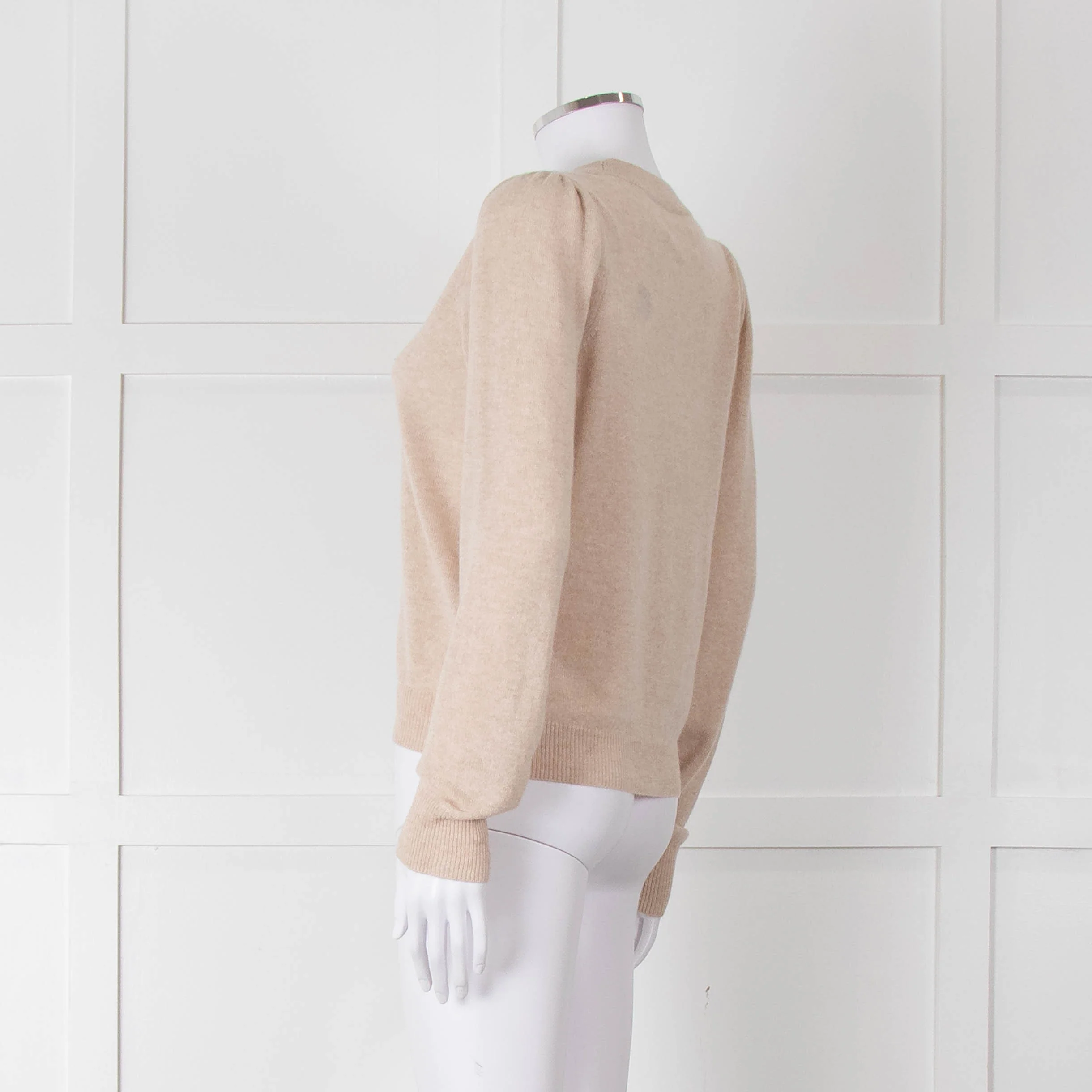 Part Two Cream Cashmere Jumper - Image 6