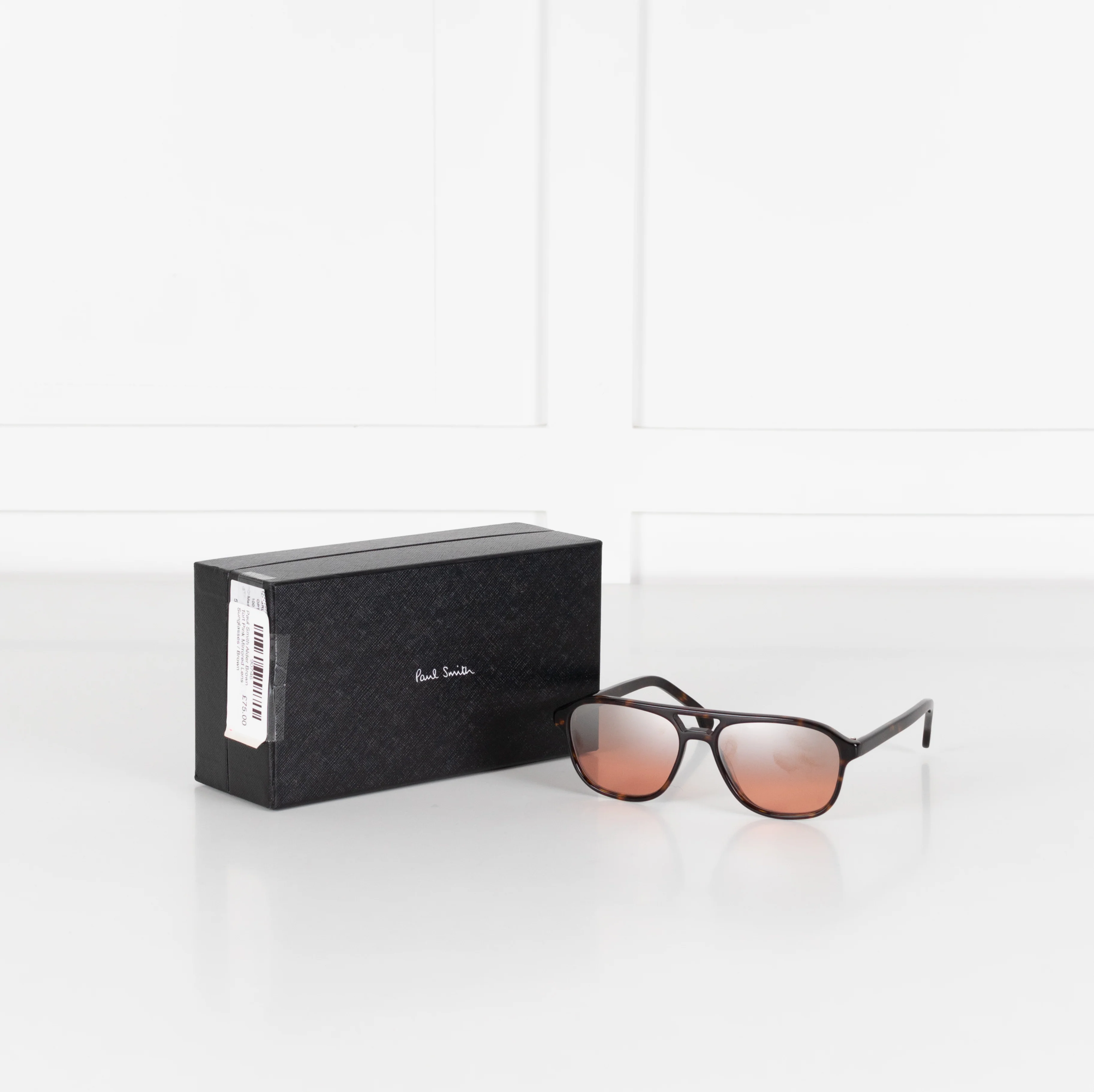 Paul Smith Alder Brown Tort Pink Mirrored Lens Sunglasses - Image 2