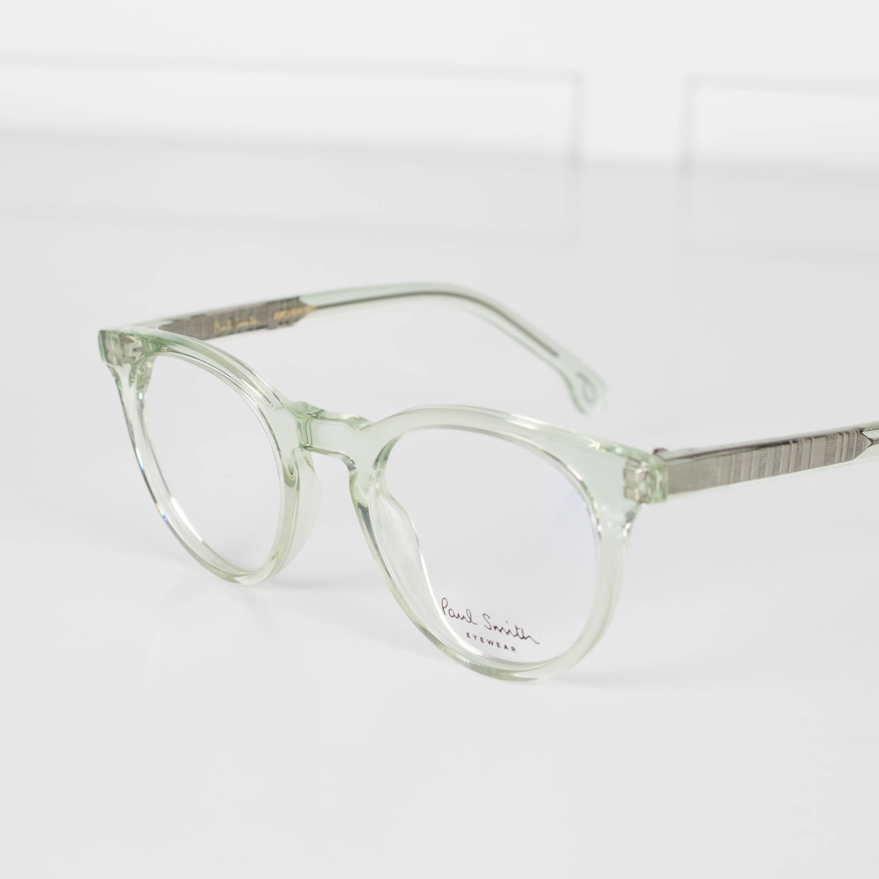 Paul Smith Archer Clear/Green Frame Opticals - Image 9
