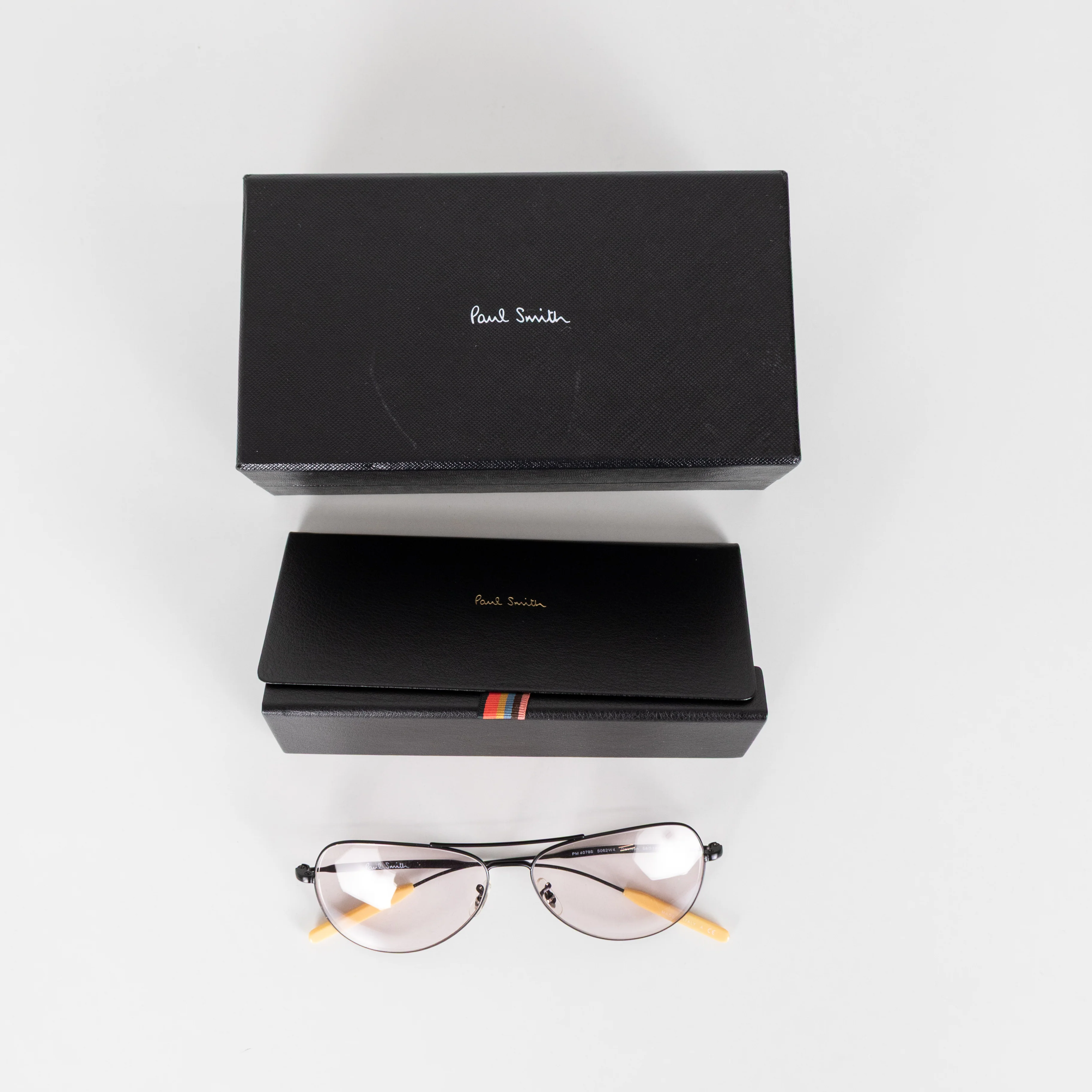 Paul Smith Black Small Davidson Aviator Opticals - Image 8