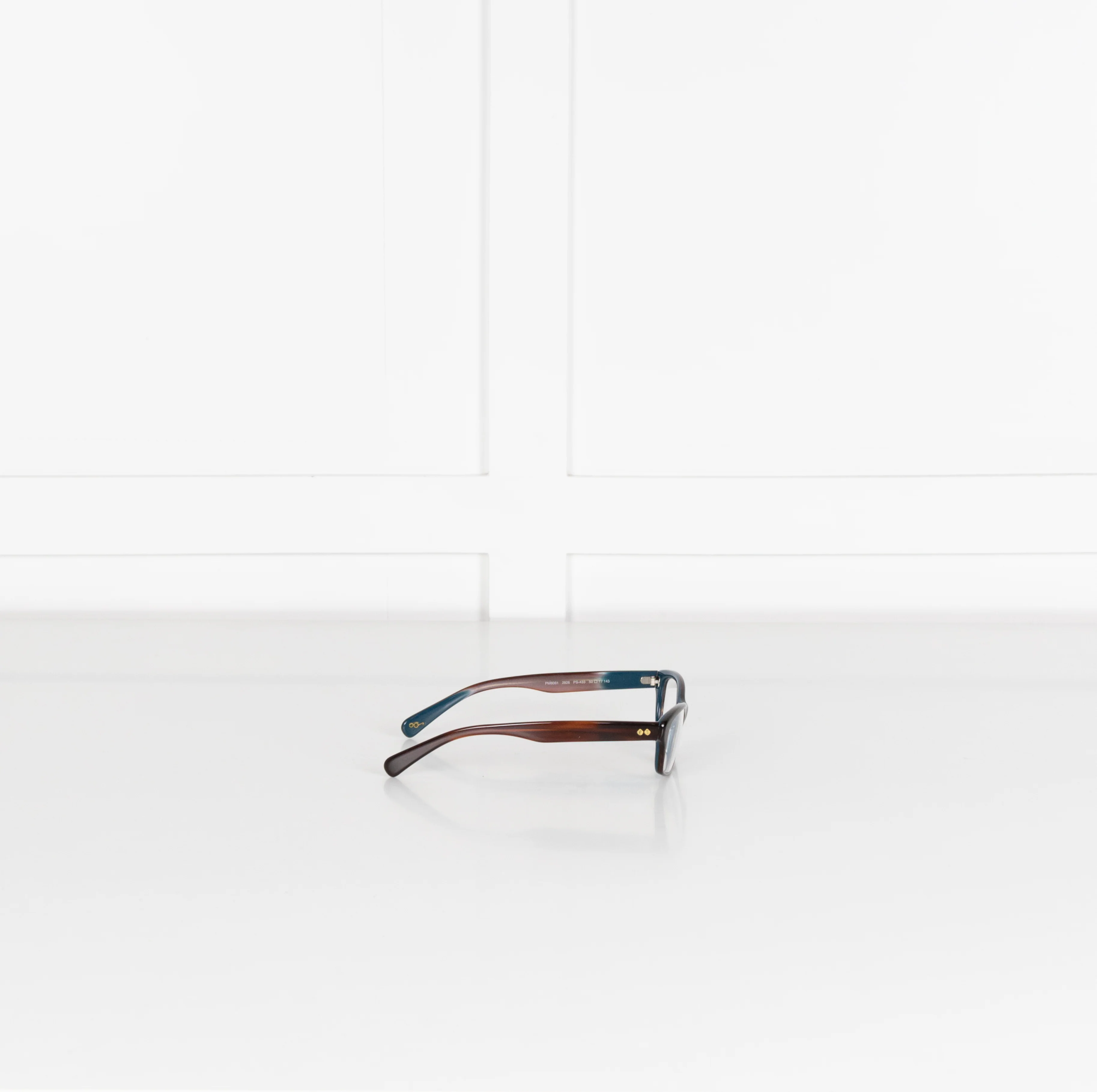 Paul Smith Blue/Brown Small Rectangle Opticals - Image 6