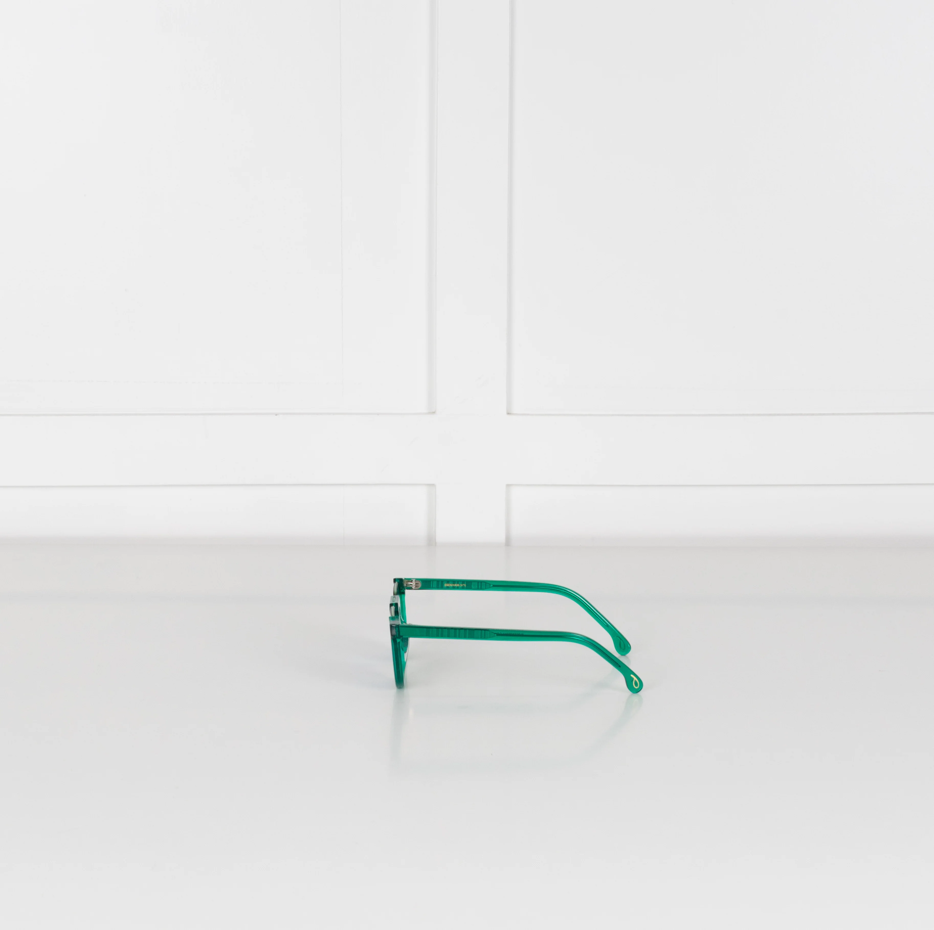 Paul Smith Brixham Green Blue Mirrored Cut off Sunglasses - Image 4
