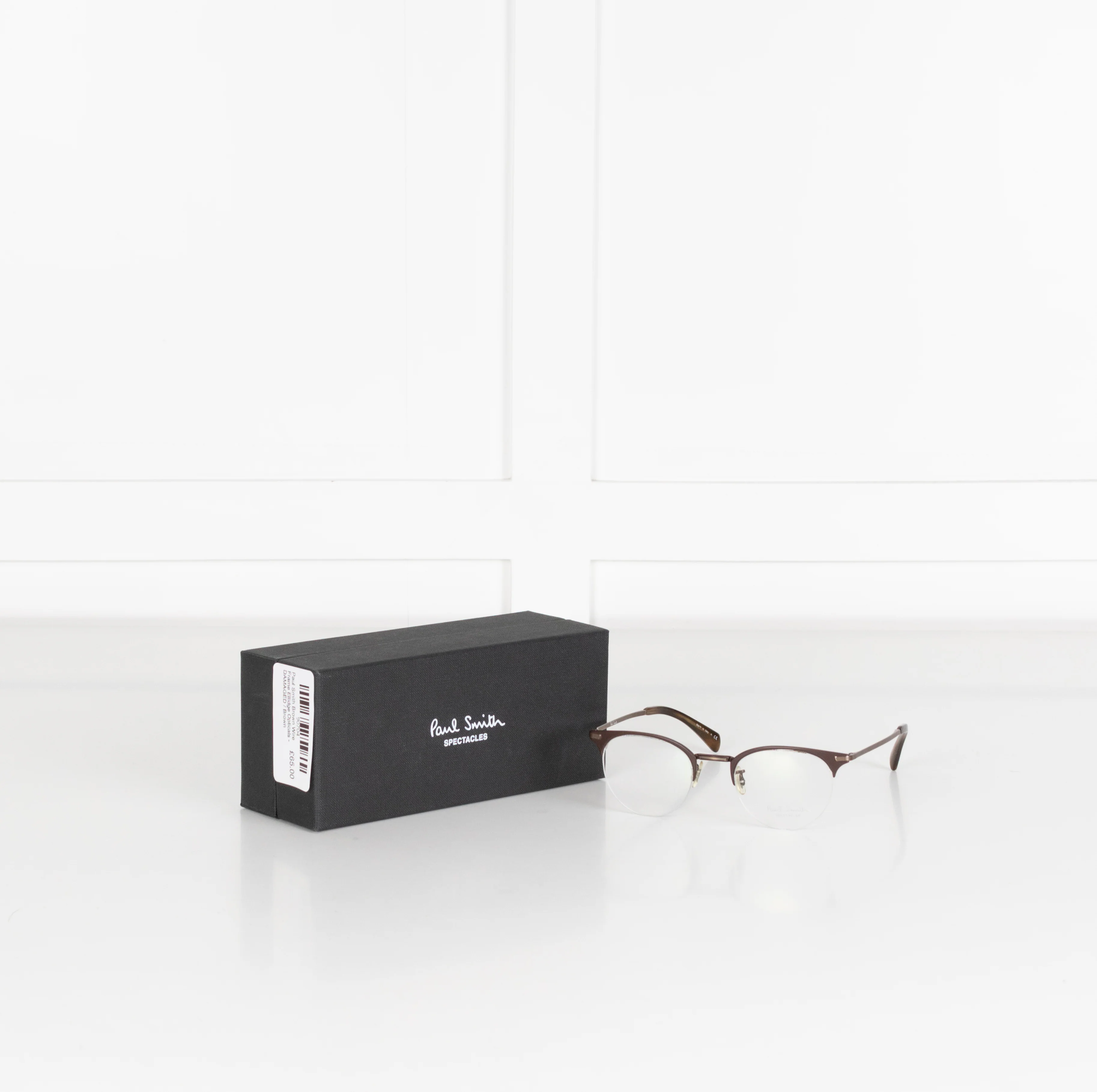 Paul Smith Brown Wire Frame Ellidge Opticals - Image 2