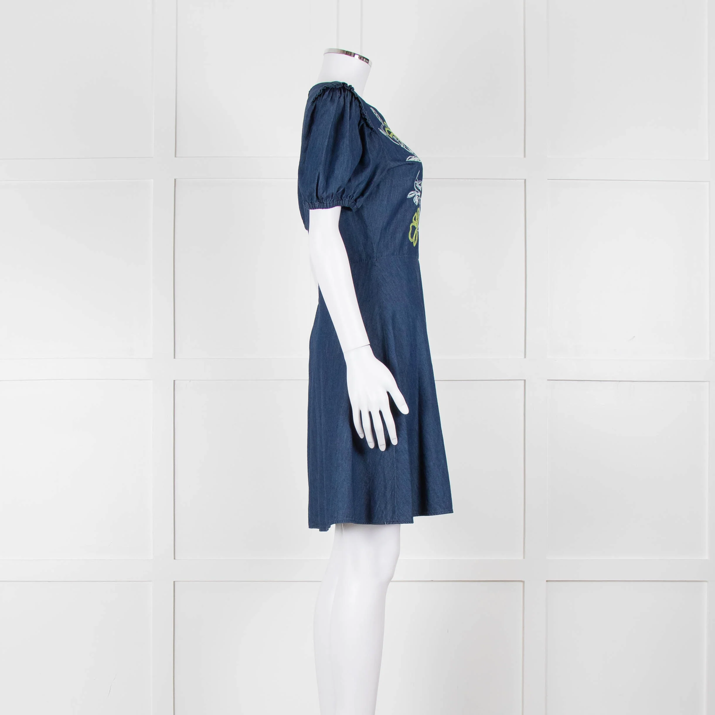 Paul Smith Chambray Embroidered Dress - Image 3