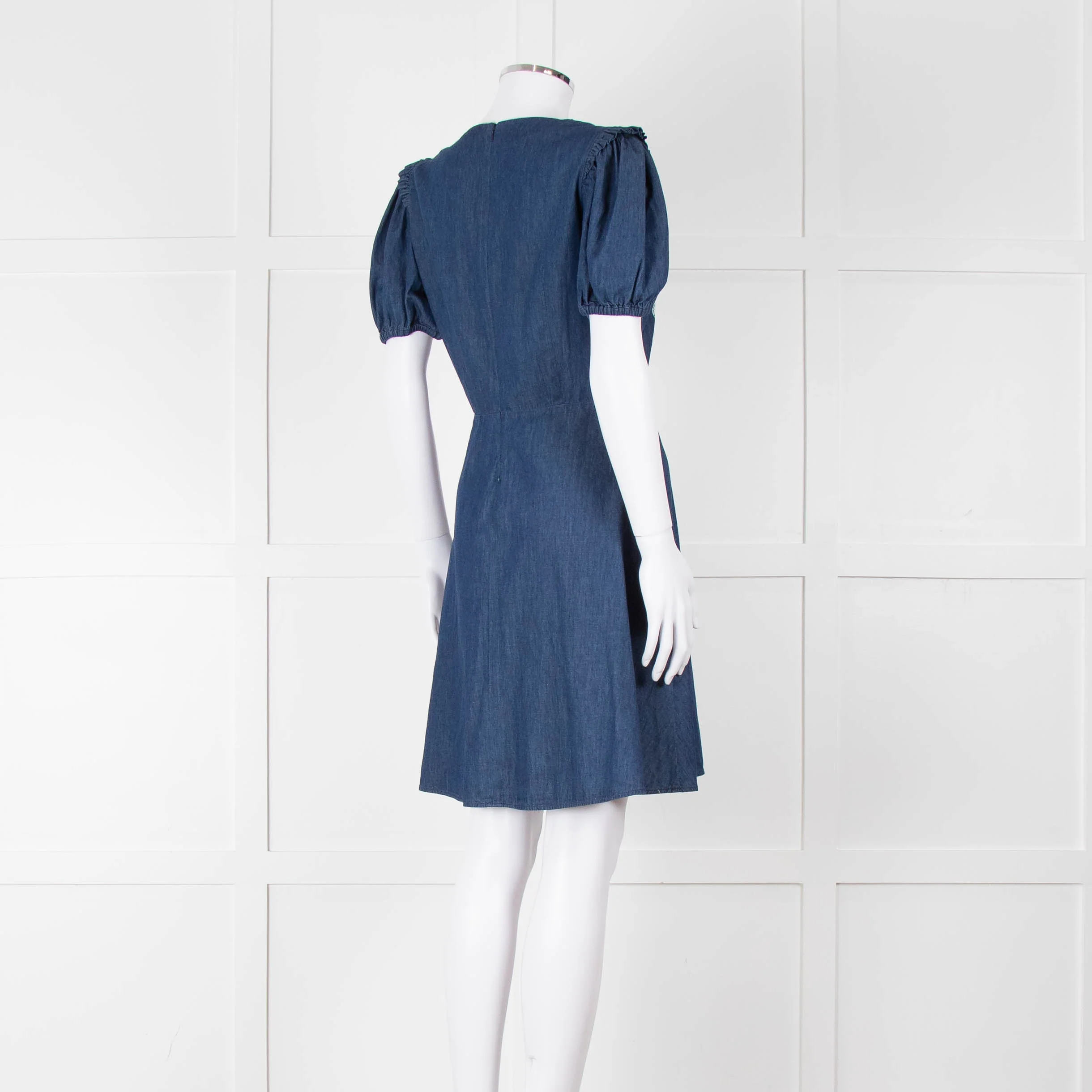 Paul Smith Chambray Embroidered Dress - Image 4