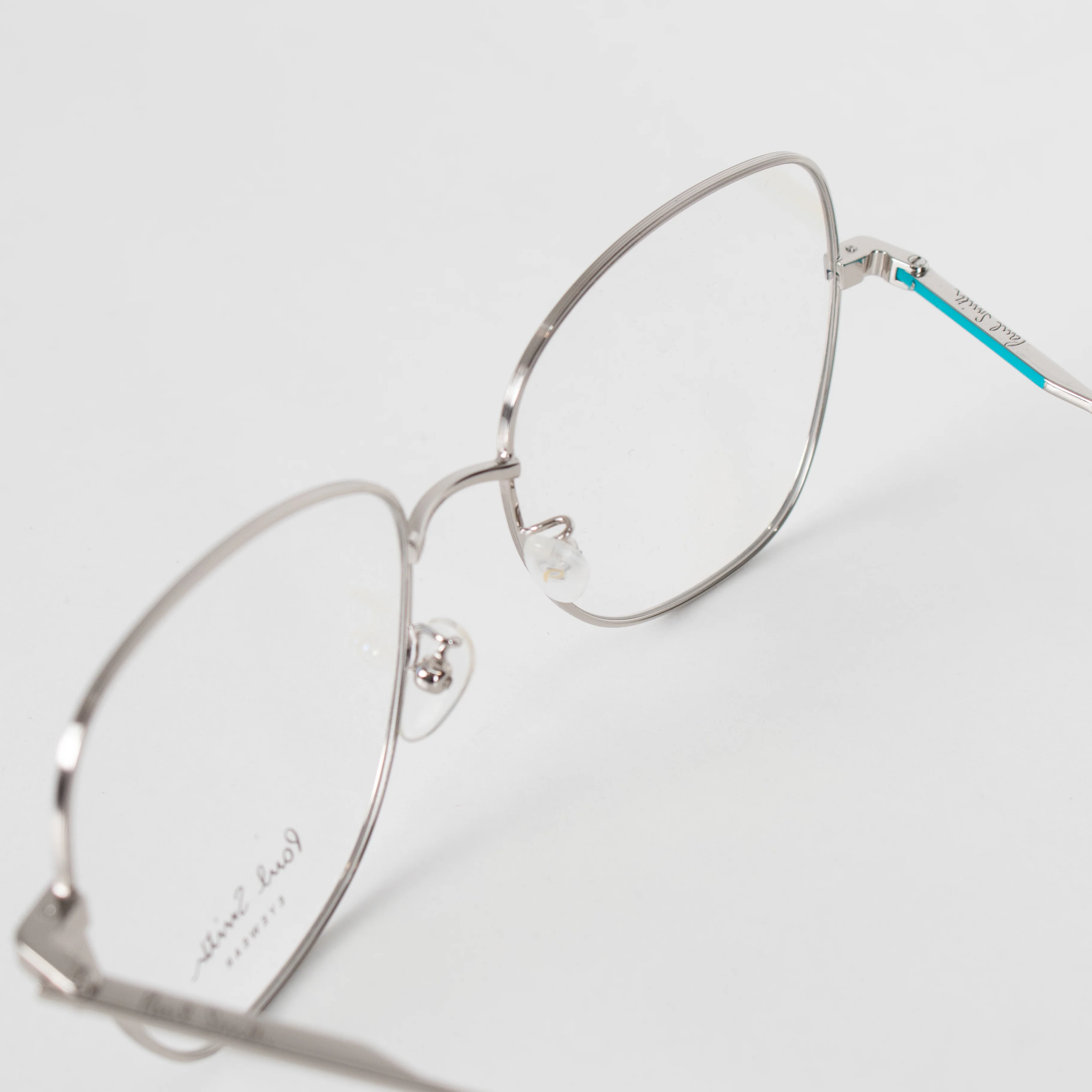 Paul Smith Clear Square Metal Frame Davis Opticals - Image 13