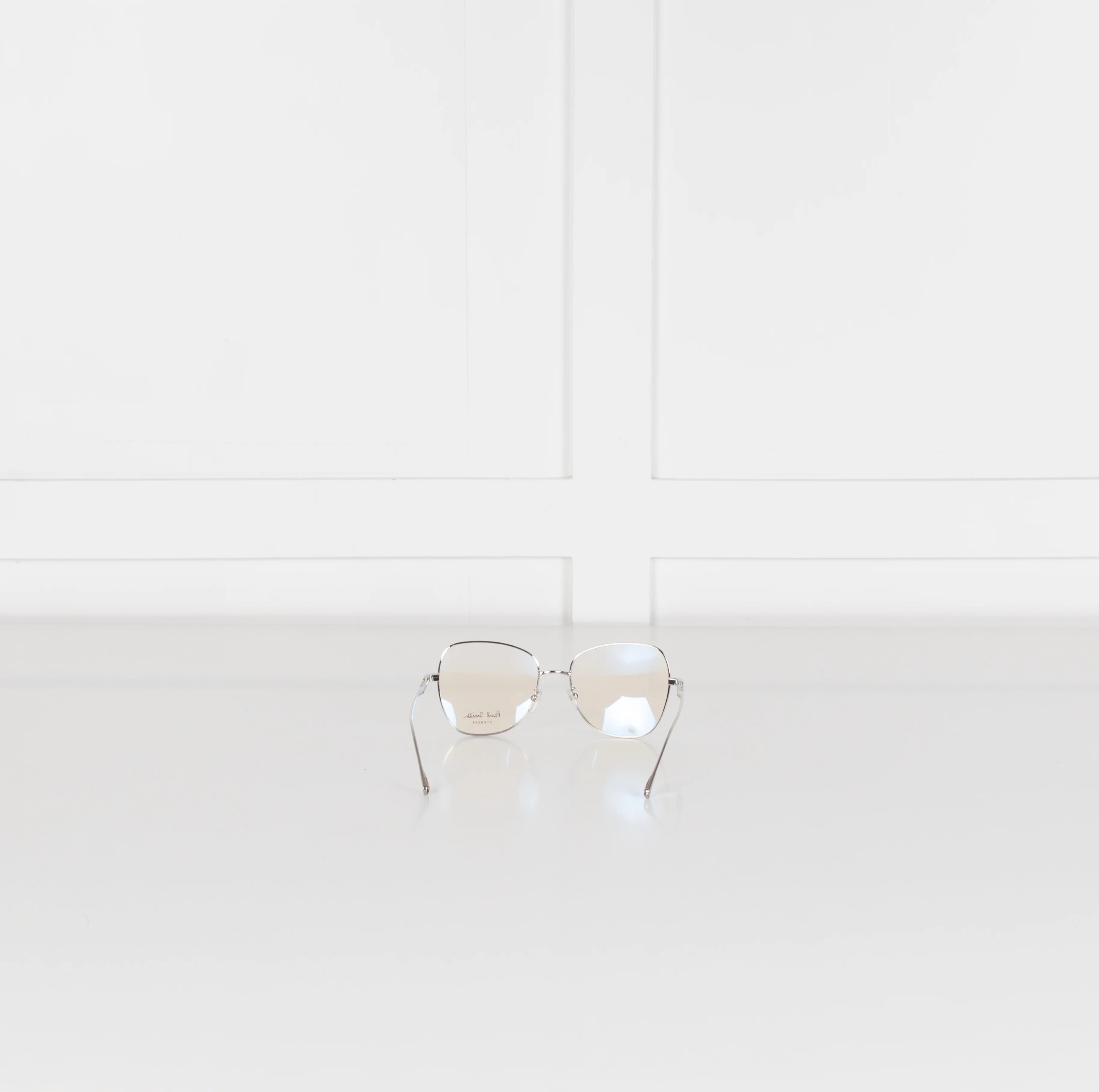 Paul Smith Clear Square Metal Frame Davis Opticals - Image 5